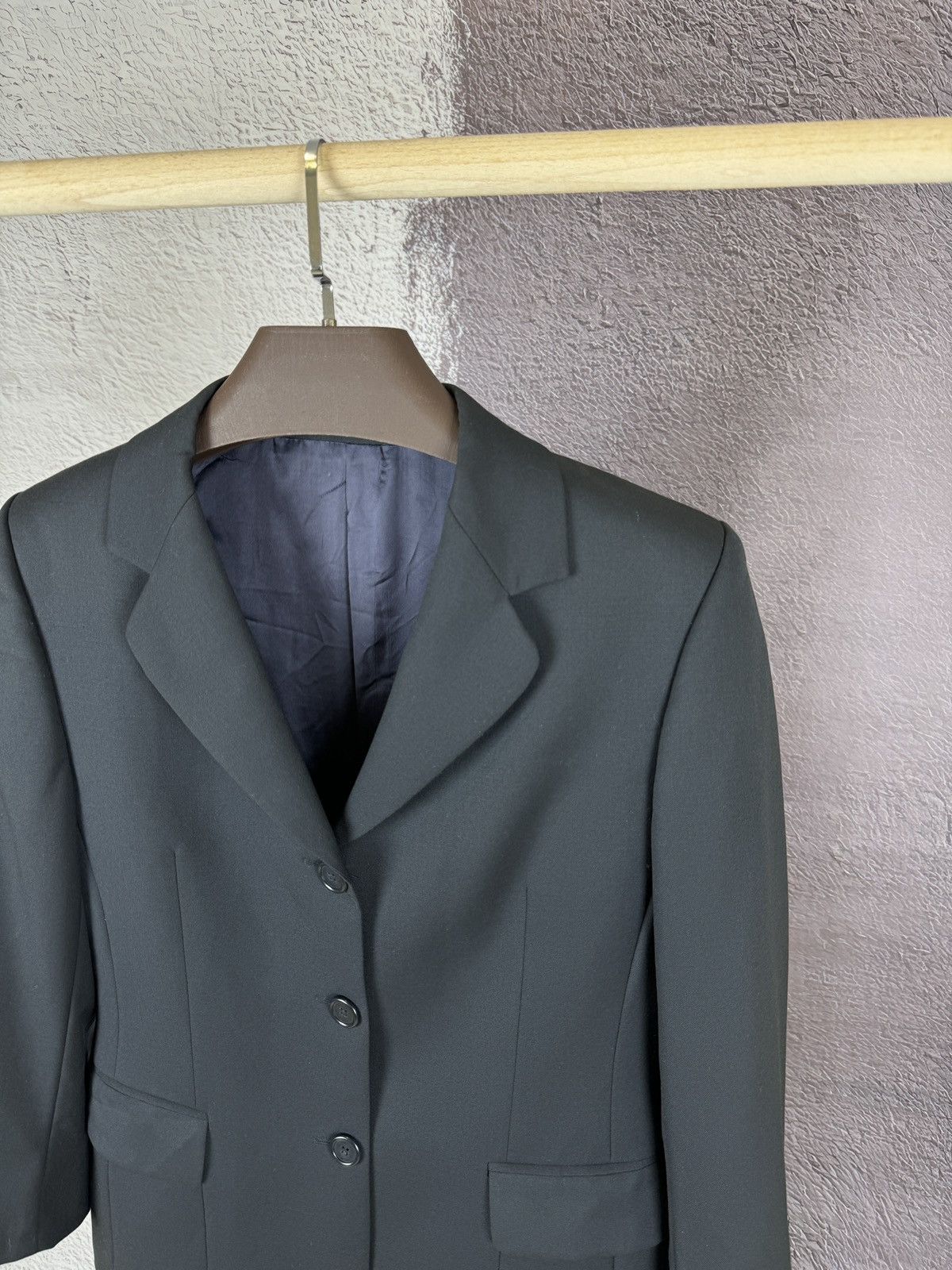 Burberry Burberry’s Prorsum vintage 100s wool black classic blazer Size M / US 6-8 / IT 42-44 - 3 Thumbnail