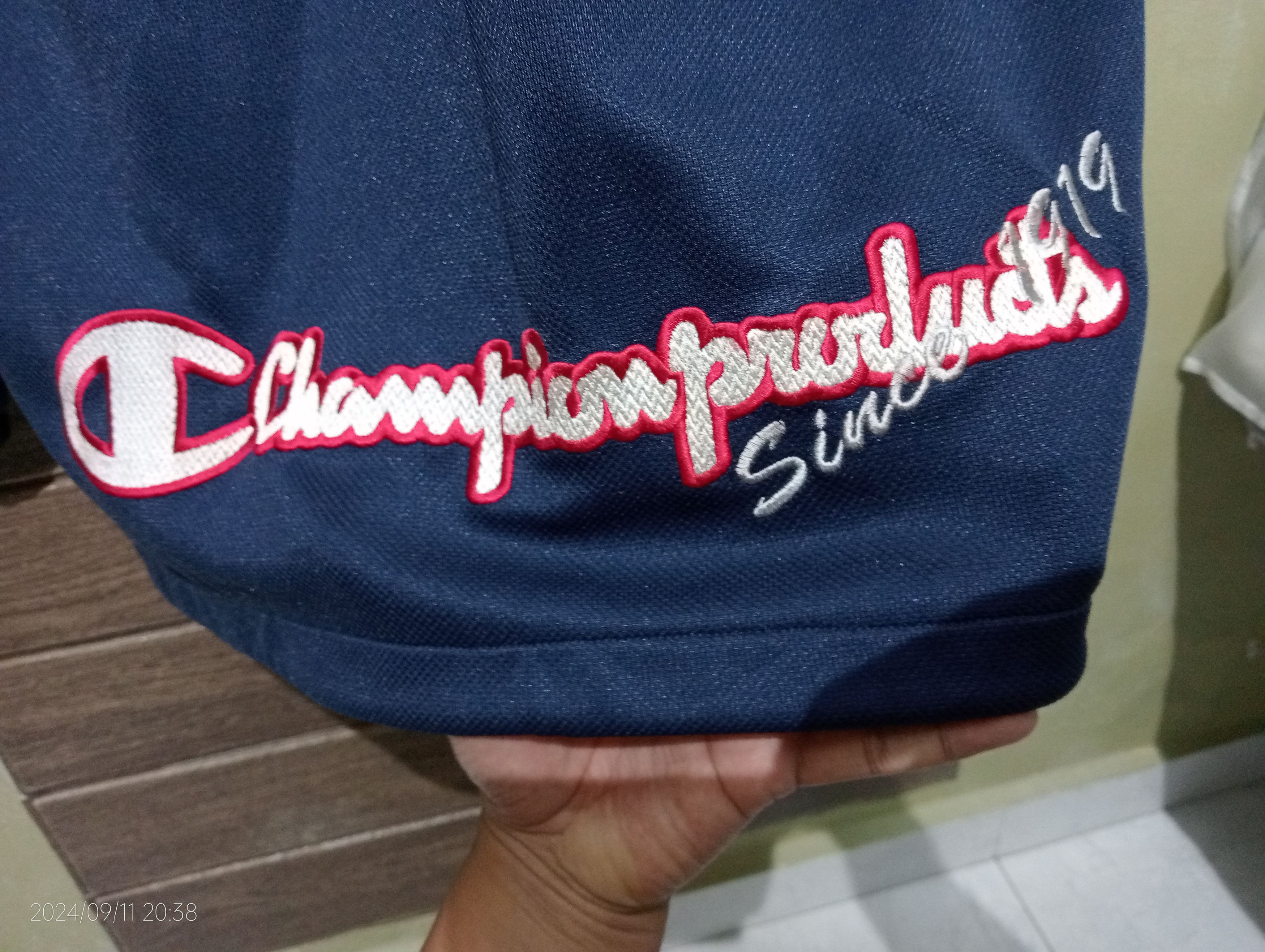 Champion Vintage '90s Champion Jaspo Embroidery Track Jacket Size US L / EU 52-54 / 3 - 6 Thumbnail