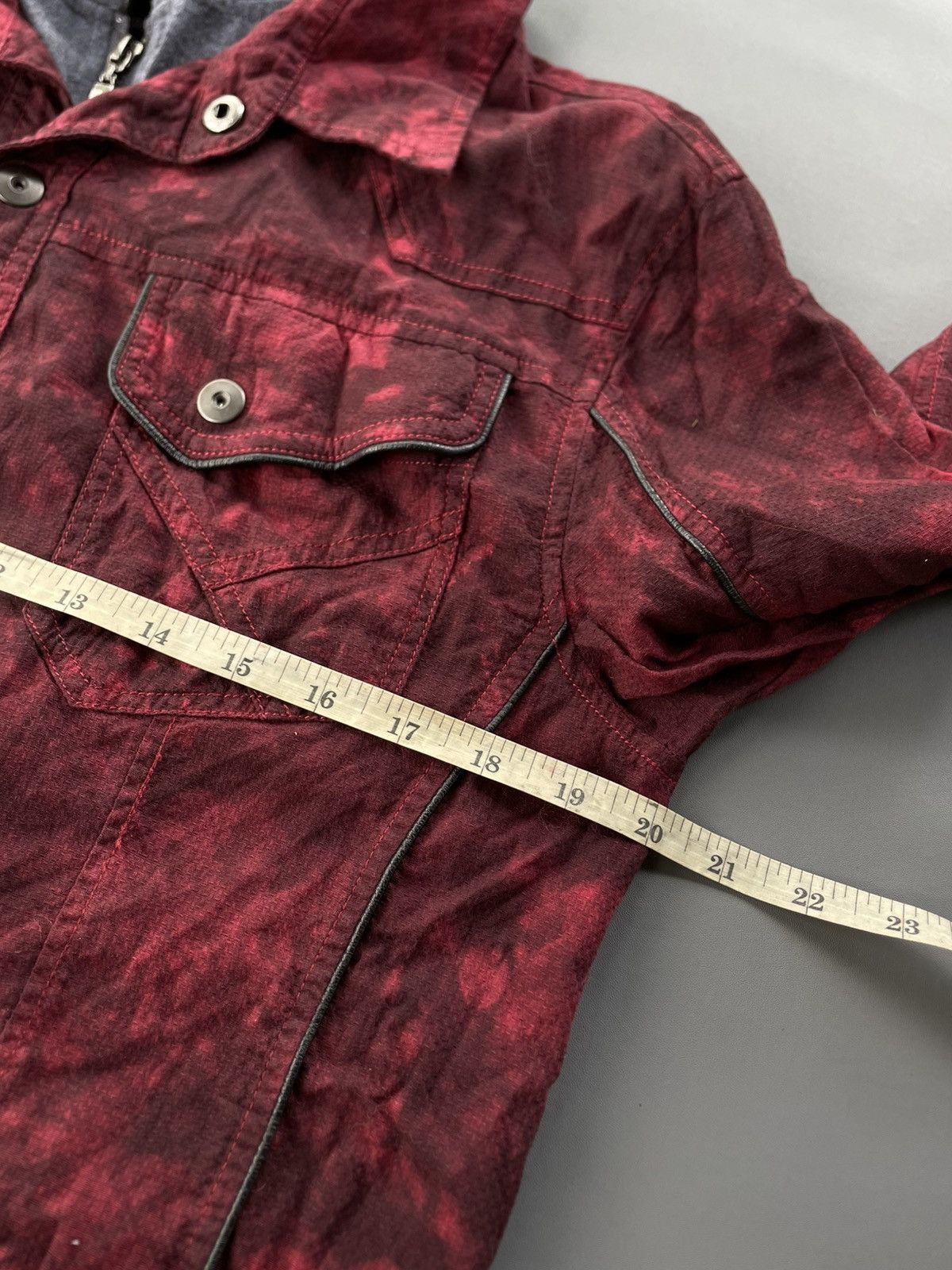 14th Addiction Japanese Semantic Design Double Layer Shirt Ifsix Lgb Style Size US M / EU 48-50 / 2 - 8 Thumbnail