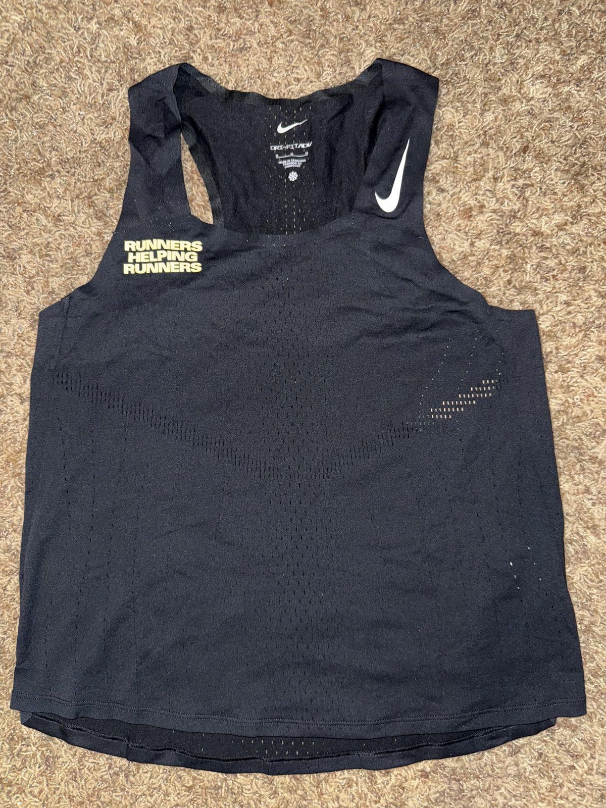 Nike Nike Women's Dri-FIT ADV AeroSwift Runners Helping Runners Racing Singlet Size XS / US 0-2 / IT 36-38 - 1 Thumbnail