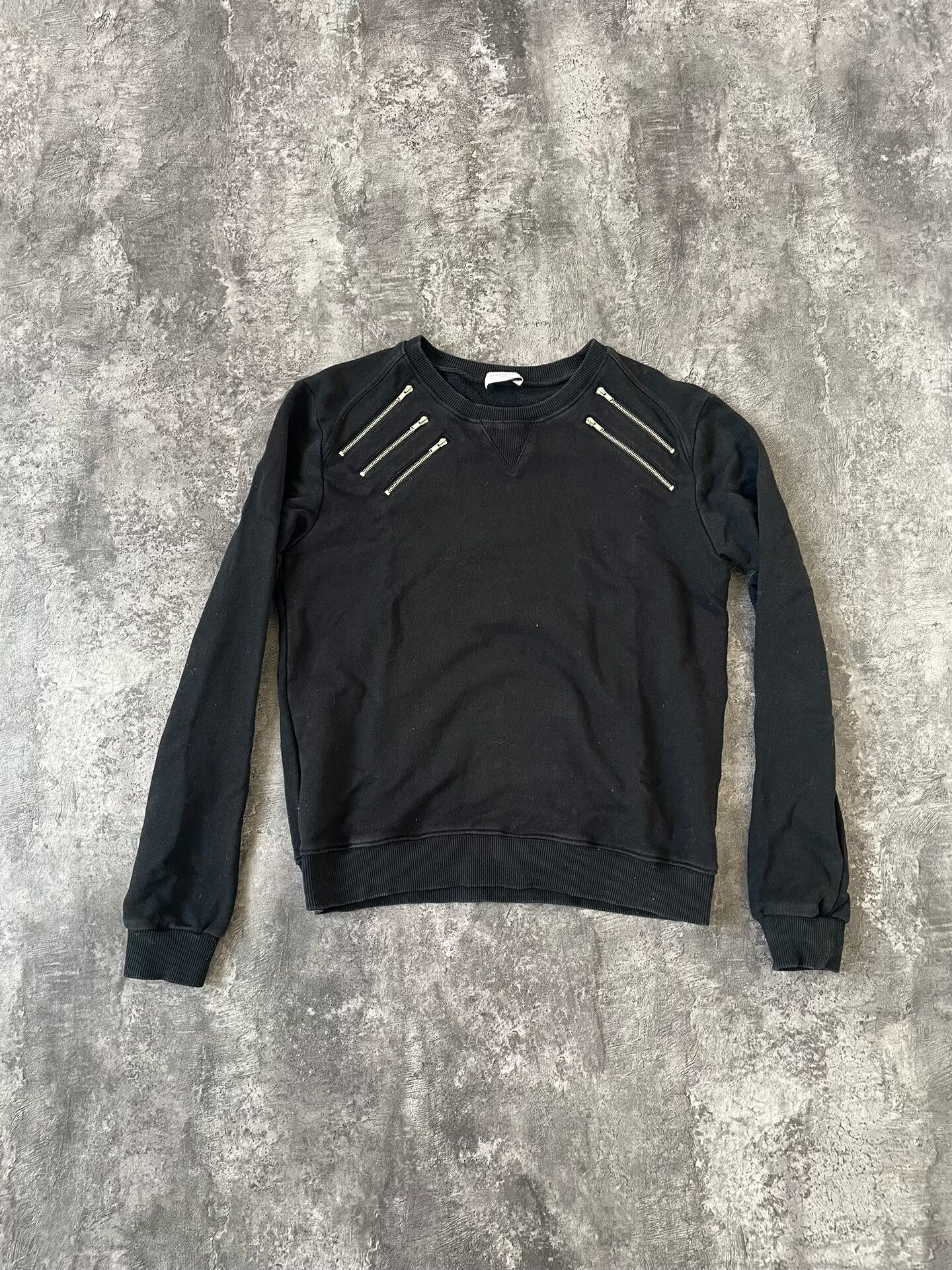 Saint Laurent Paris saint laurent black zippered sweatshirt Size US M / EU 48-50 / 2 - 1 Thumbnail