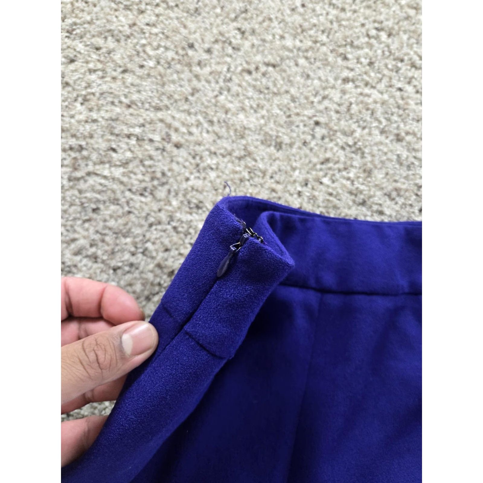 Pendleton VINTAGE Pendleton Dress Pants Womens 14 Petite Purple Wool Straight Leg Made USA Size 36" / US 14 / IT 50 - 5 Thumbnail