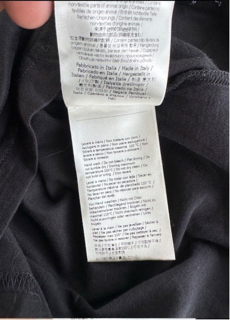Fendi Fendi Karl Loves Fendi Black Tee -Rhinestone Made in Italy Size US M / EU 48-50 / 2 - 8 Thumbnail