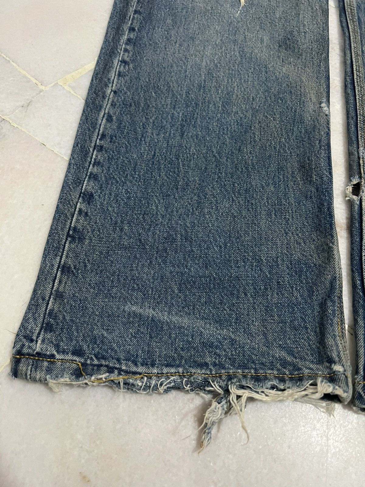 Hysteric Glamour × If Six Was Nine × Japanese Brand 🌈90’s union made sacrifice Distress mud Wash Jean Japan Size US 39 - 8 Thumbnail