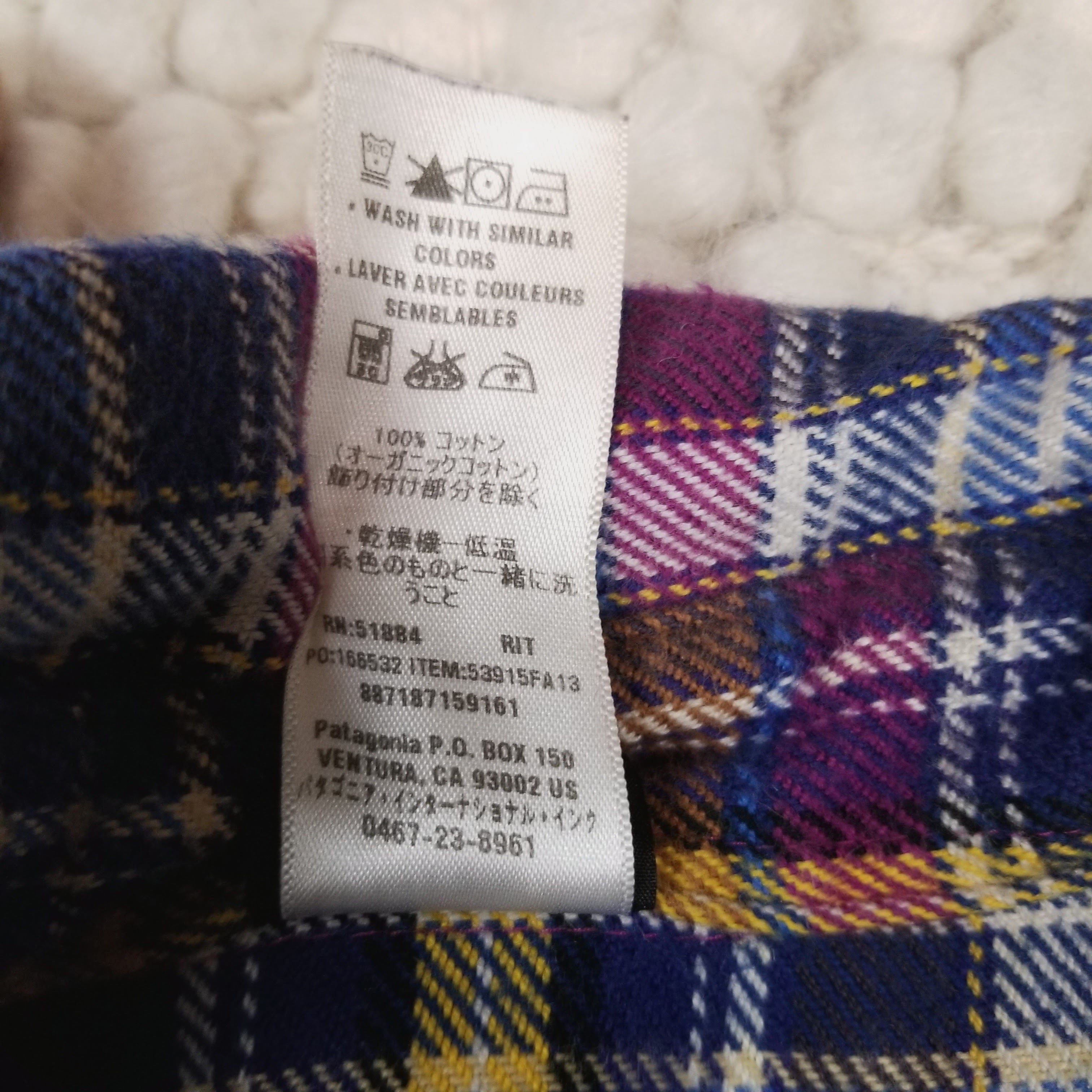 Patagonia Organic Cotton Midweight Flannel Shirt Size M / US 6-8 / IT 42-44 - 8 Thumbnail