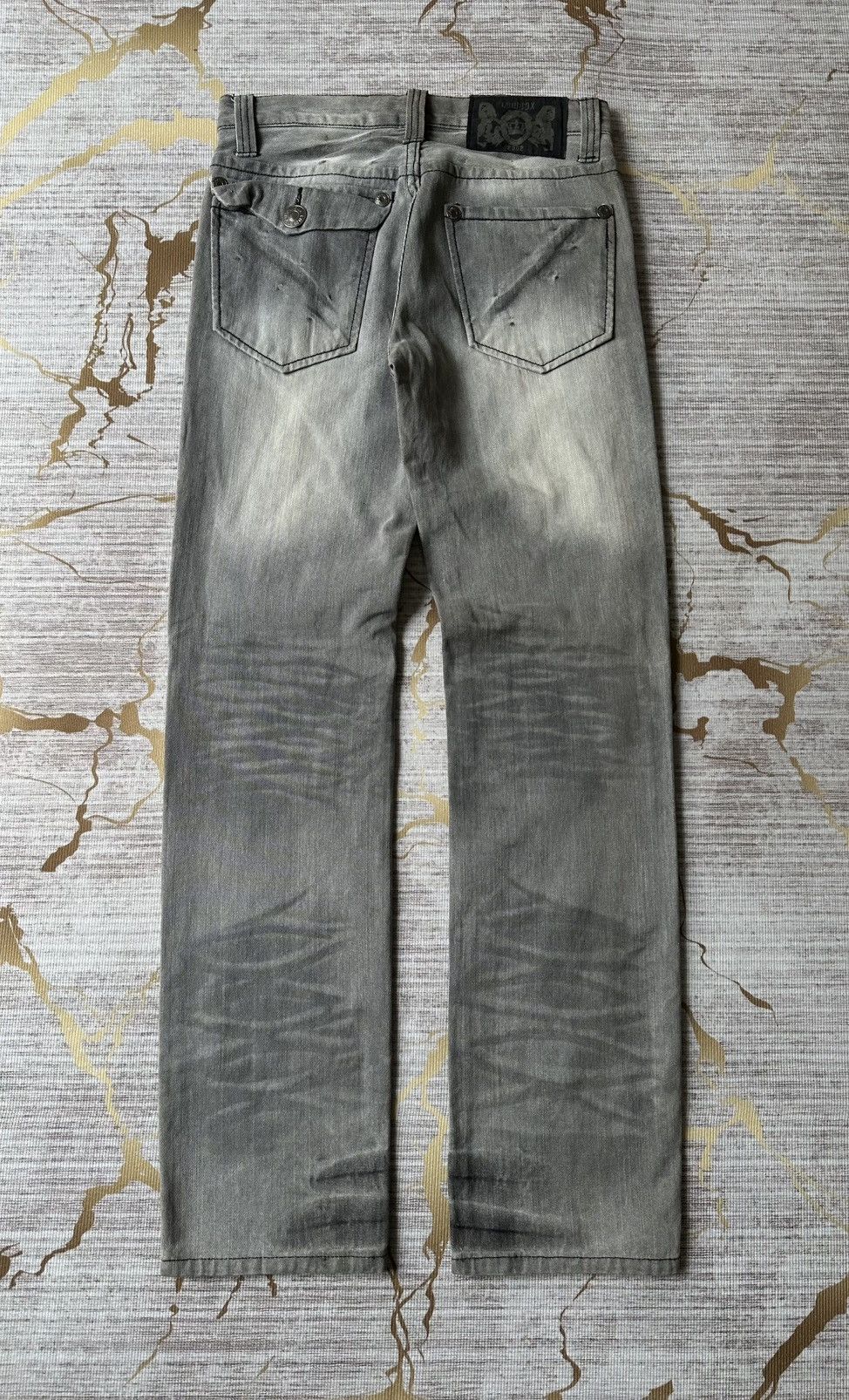 Japanese Brand Lowbox Claw Marks Design Denim Size US 29 - 3 Thumbnail