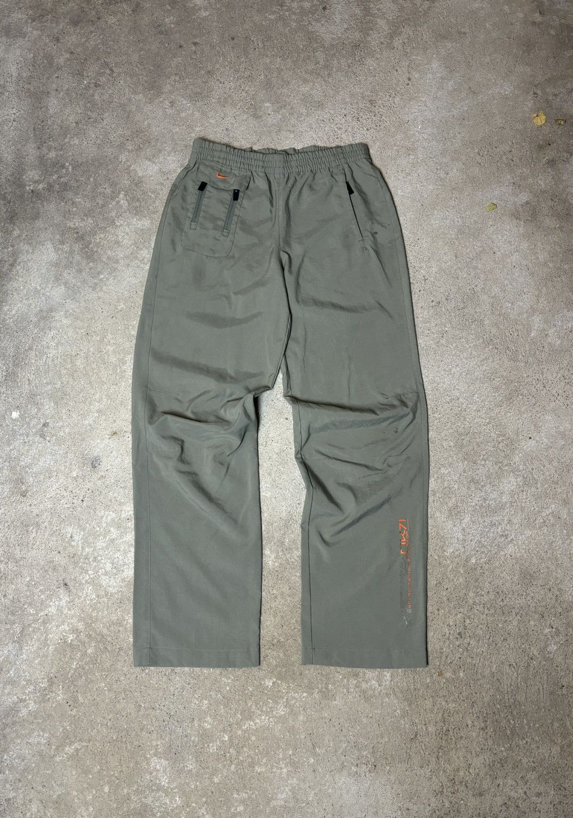 Nike × Vintage Nike Vintage y2k Trackpants swoosh ⭐️RARE⭐️ XL Size US 30 / EU 46 - 1 Thumbnail