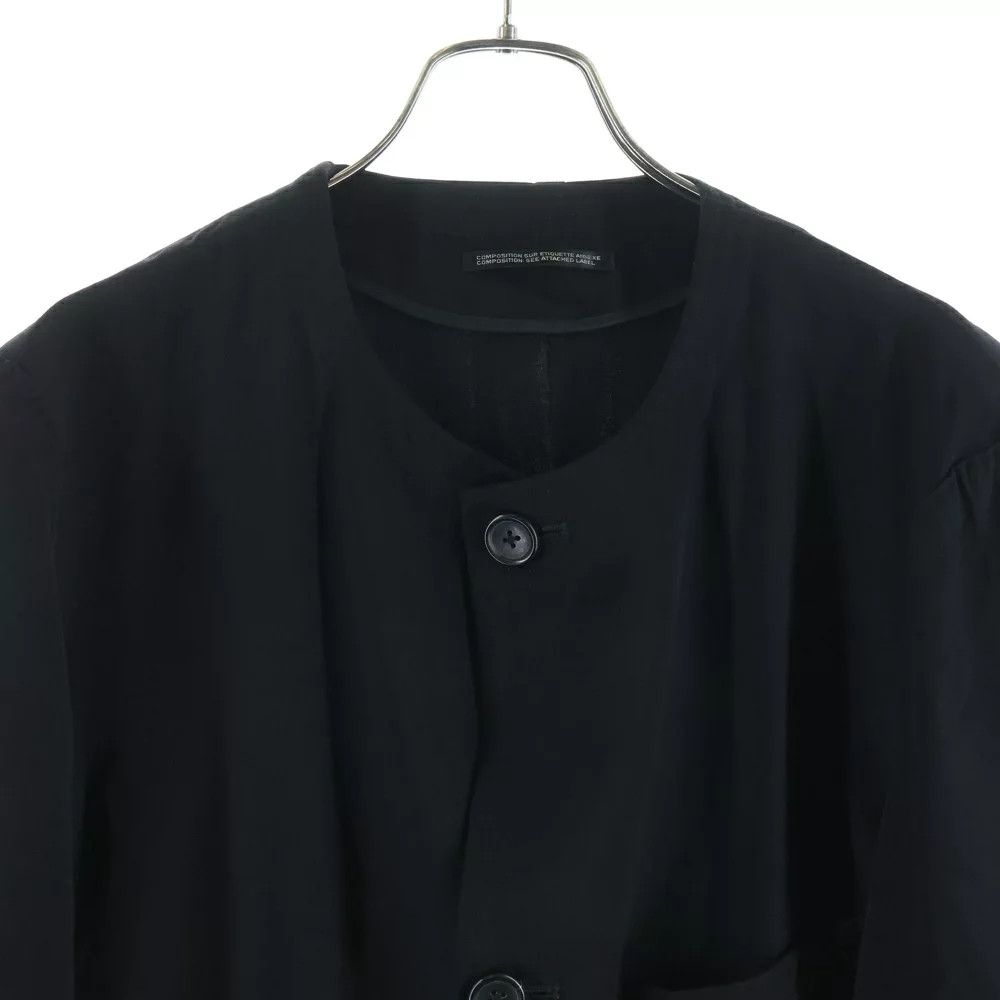 Yohji Yamamoto Yohji Yamamoto POUR HOMME 19AW Replica Collarless Jacket Size US M / EU 48-50 / 2 - 3 Thumbnail