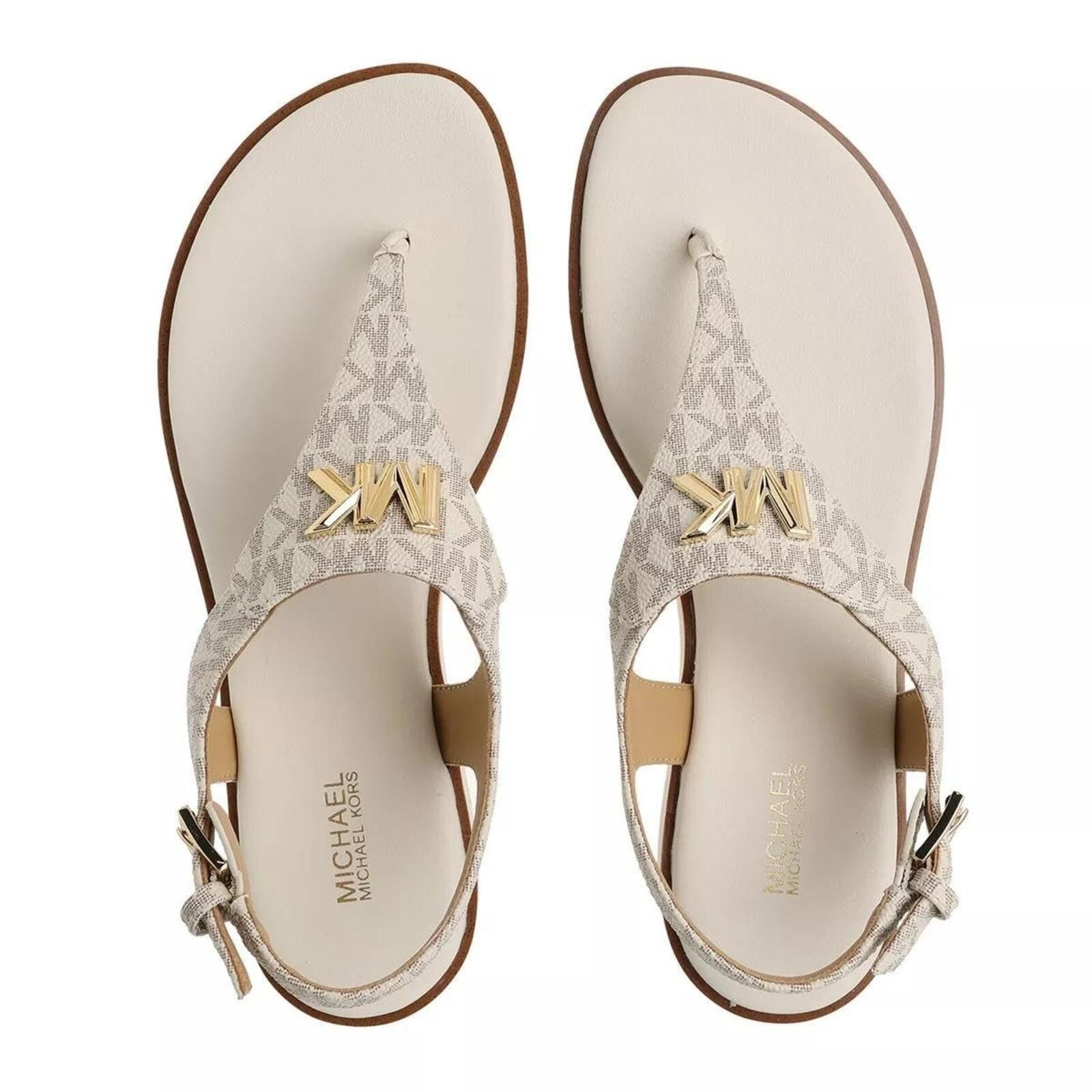 Michael Kors Michael Kors Jilly Flat Sandal Thong Shoes Vanilla 10 M Size US 10 / IT 40 - 3 Thumbnail
