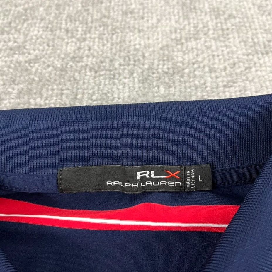 RLX Ralph Lauren RLX Ralph Lauren Polo Shirt Mens Large 2016 Ryder Cup Hazeltine USA Golf Sport Multicolor Short Sleeve Size US L / EU 52-54 / 3 - 5 Thumbnail