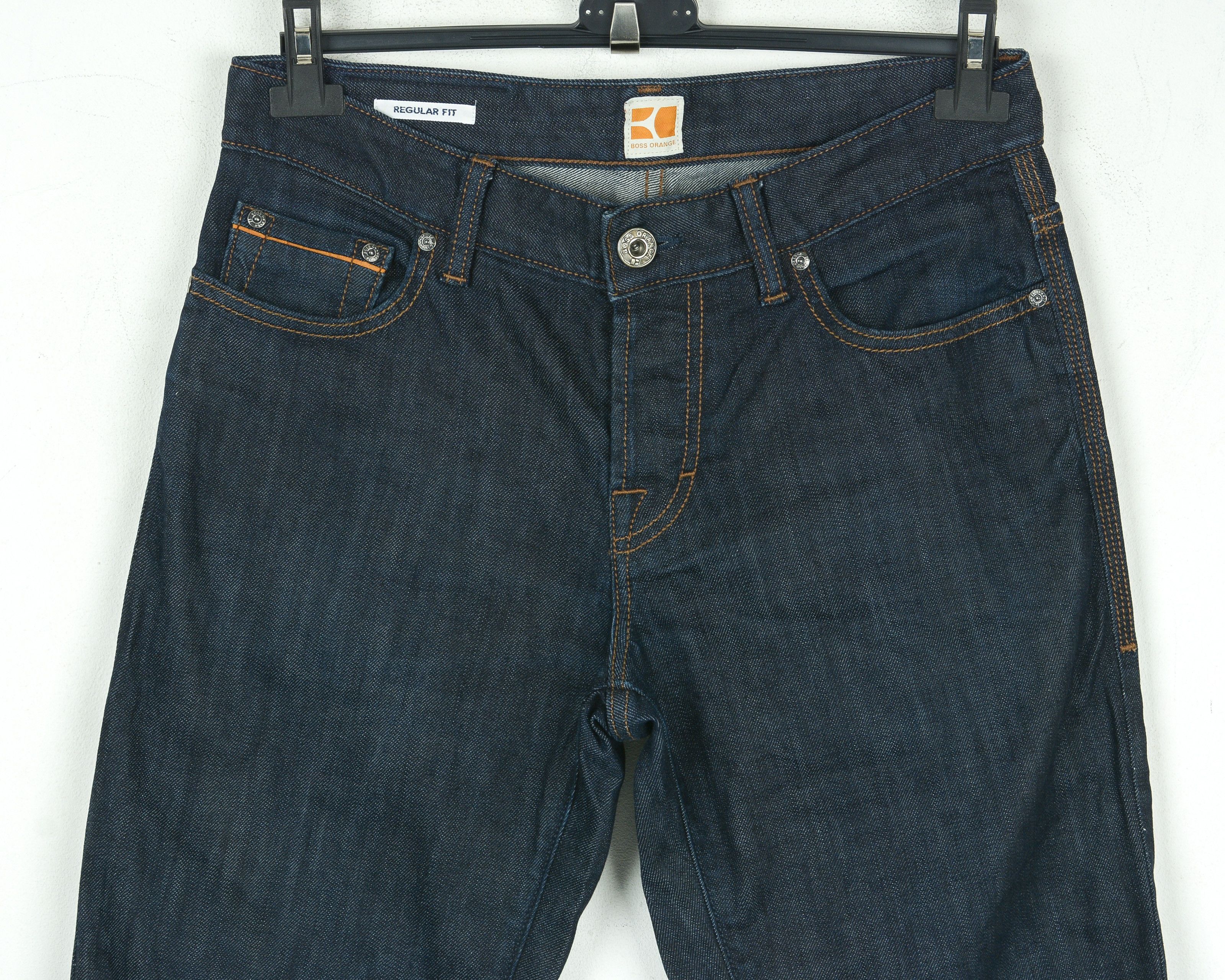 Hugo Boss × Indigo × Japanese Brand HUGO BOSS ORANGE PURE W31 L32 Jeans Denim Pants button Fly Size US 31 - 2 Thumbnail