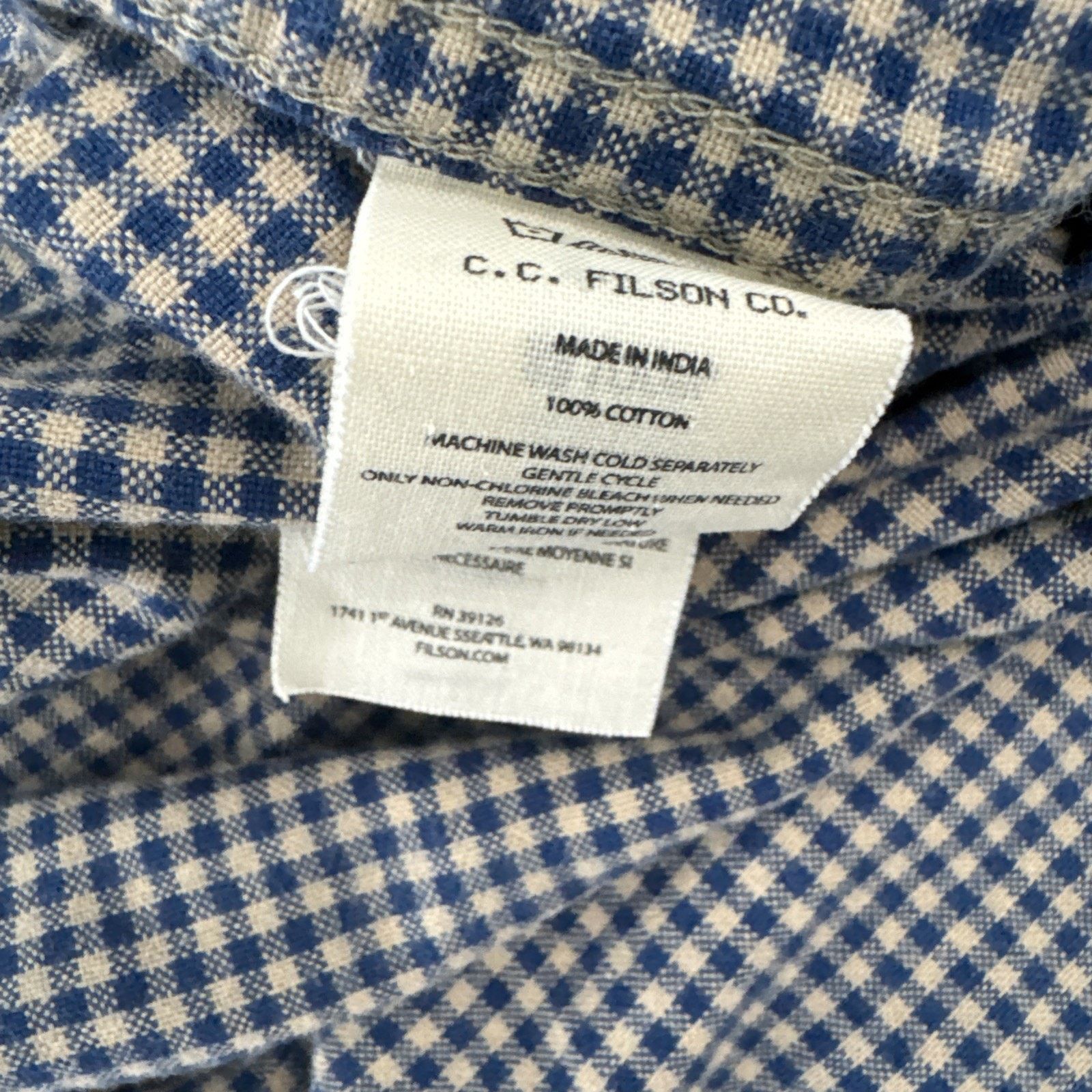 Filson C.C. Filson Seattle Men's Long Sleeve XL Size US XL / EU 56 / 4 - 3 Thumbnail