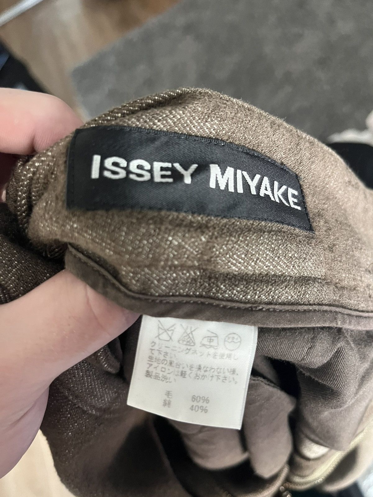 Issey Miyake 6 Pocket Wool Cargo Pants Size US 32 / EU 48 - 3 Thumbnail
