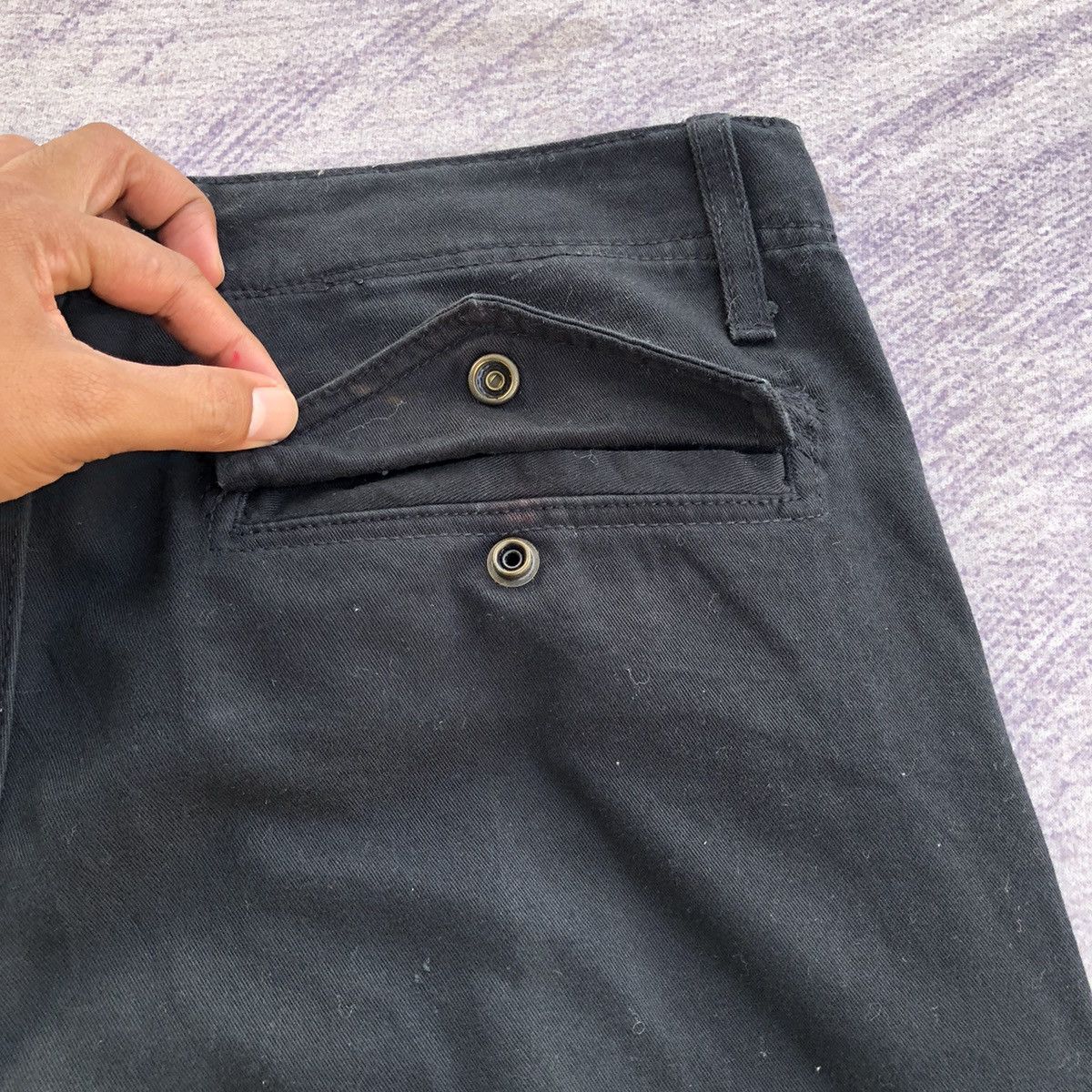All Blacks Vintage Black Cargo Pants Street fashion Tactical 6 pocket Size US 33 - 9 Thumbnail
