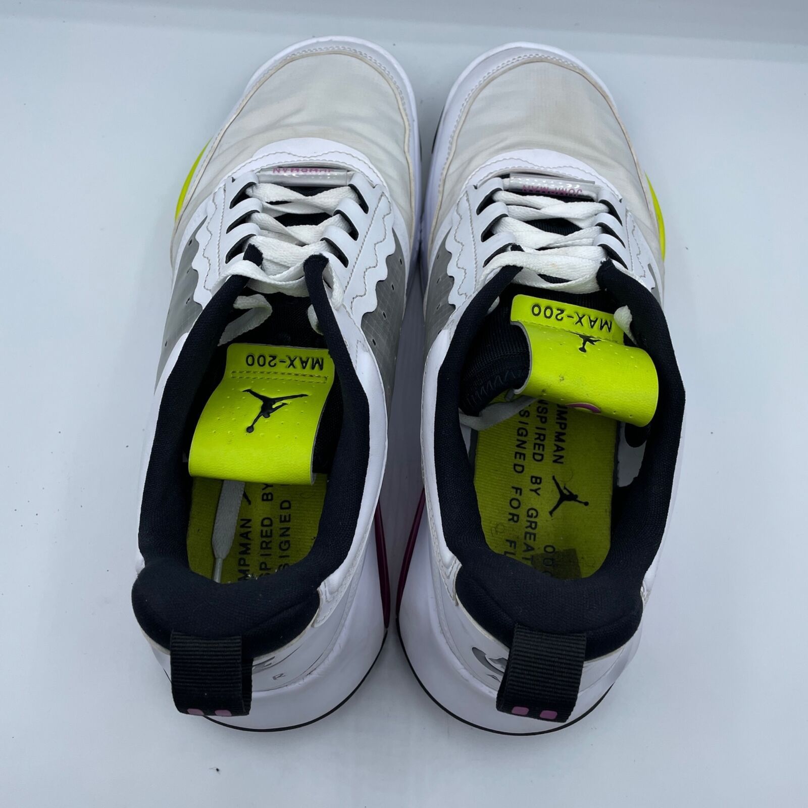 Nike Nike Air Jordan Max 200 Vibrant White Yellow Shoes Mens 10.5 Size US 10.5 / EU 43-44 - 7 Thumbnail