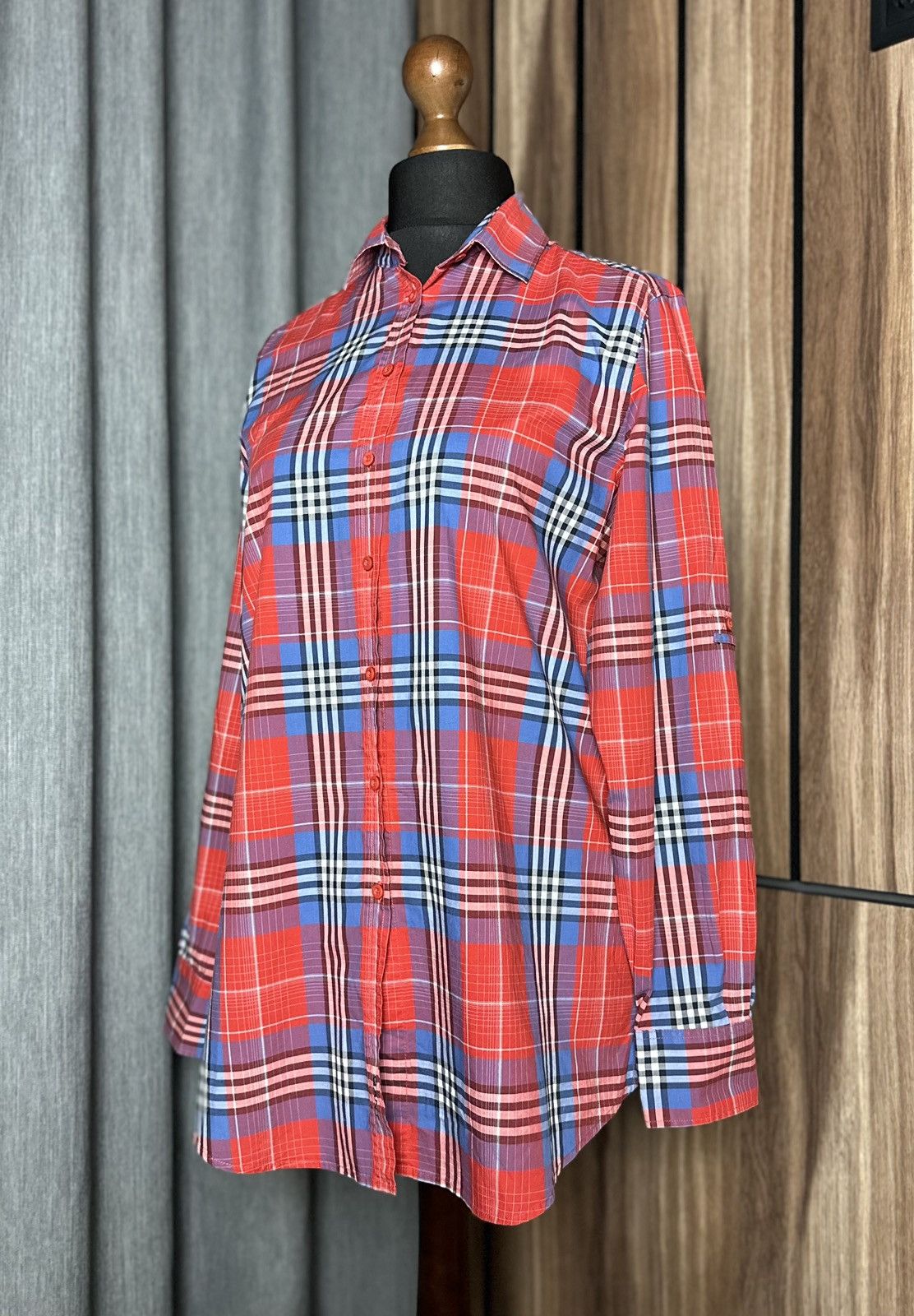 Gant GANT Women's Check Shirt Long Sleeve Cotton Size US 10 Size L / US 10 / IT 46 - 2 Thumbnail