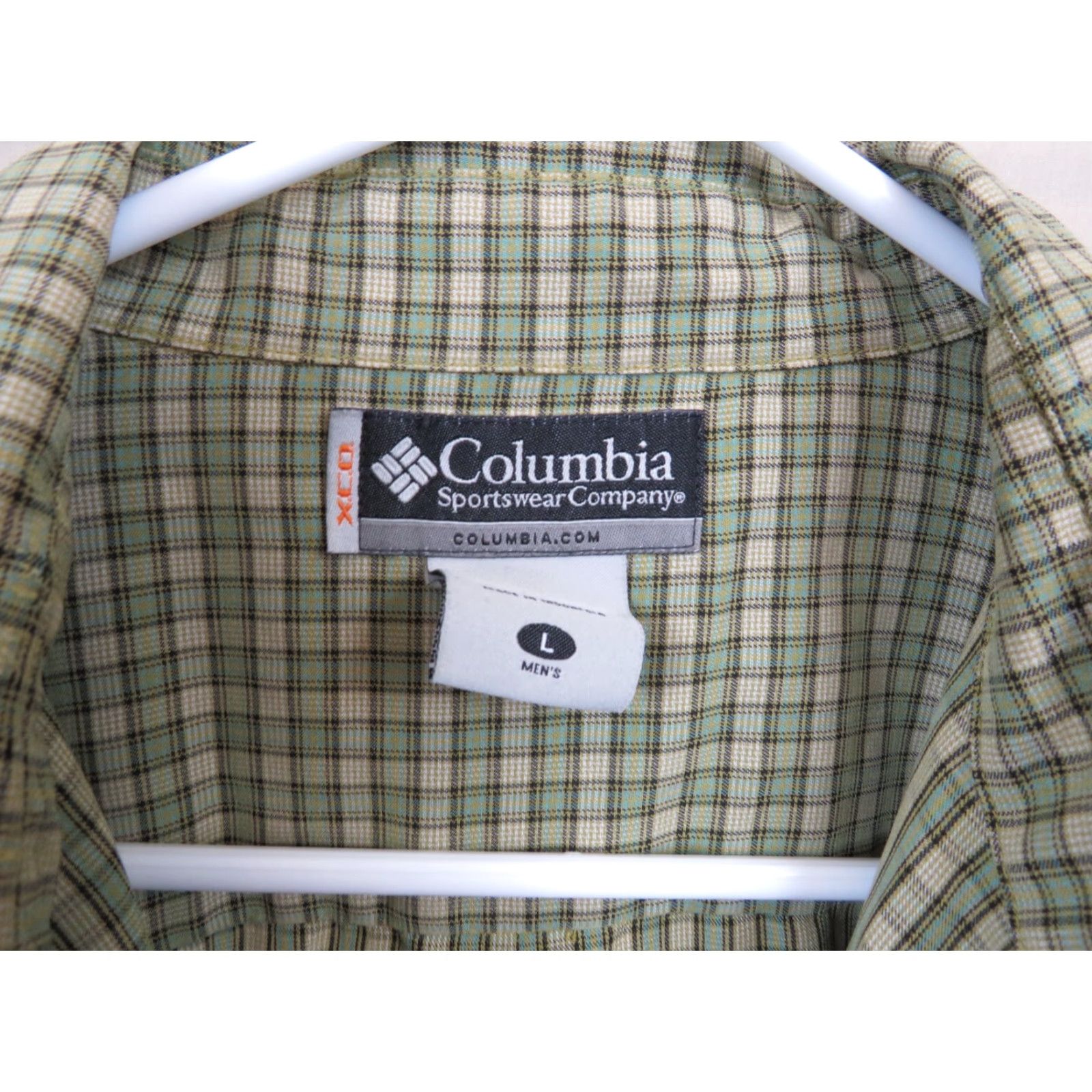 Colombo Columbia Button-Down Shirt L Sage Green Short Sleeve Men Regular Multicolor Button-Up Shirt, Short Sleeve, Classic Fit Size US L / EU 52-54 / 3 - 4 Thumbnail