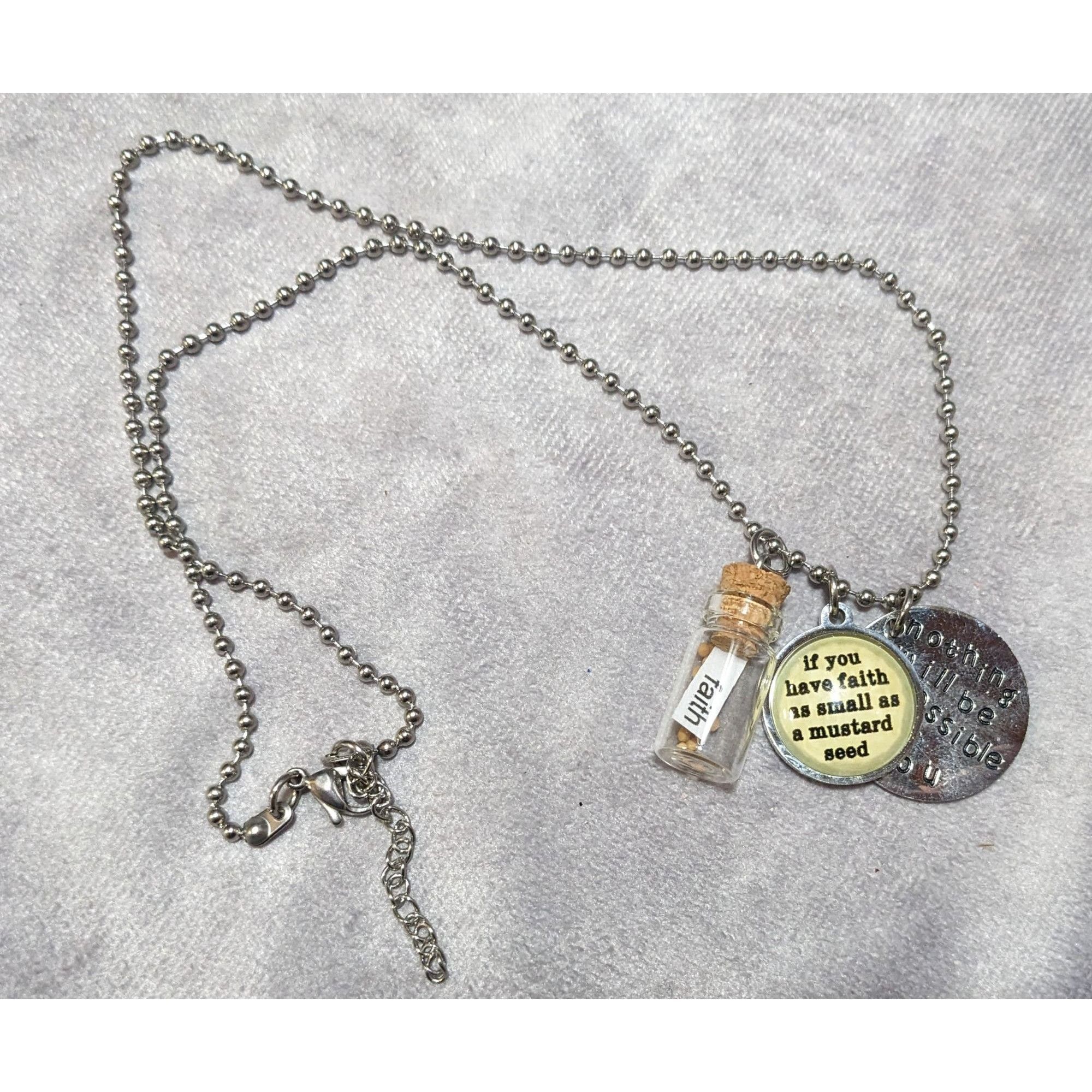 Other Religious Faith Mustard Seed Charm Necklace Size ONE SIZE - 5 Thumbnail