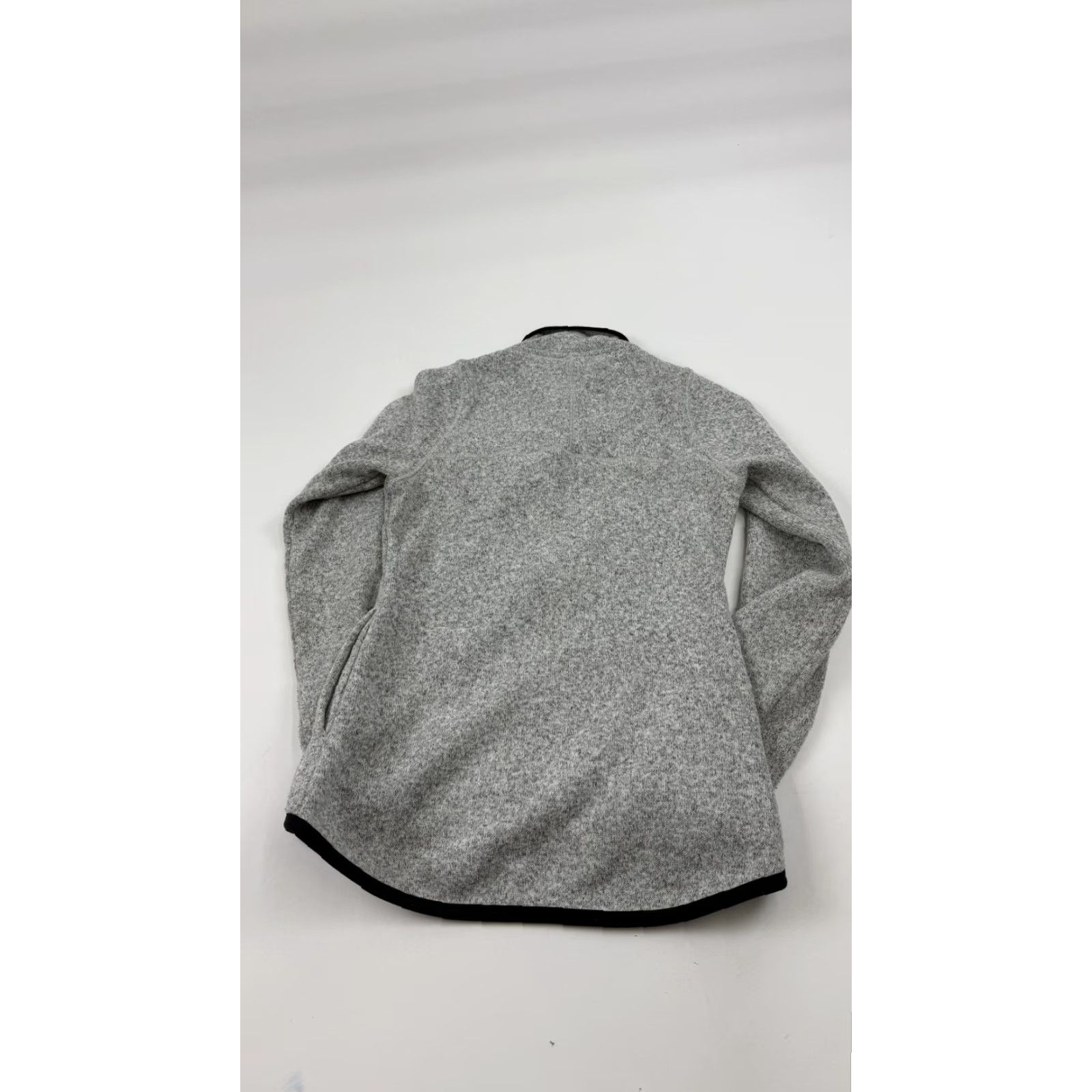 Nike Nike Jacket Womens XS Gray Full Zip Fleece Sweater Knit Chest Pocket Swoosh Logo Size XS / US 0-2 / IT 36-38 - 6 Thumbnail