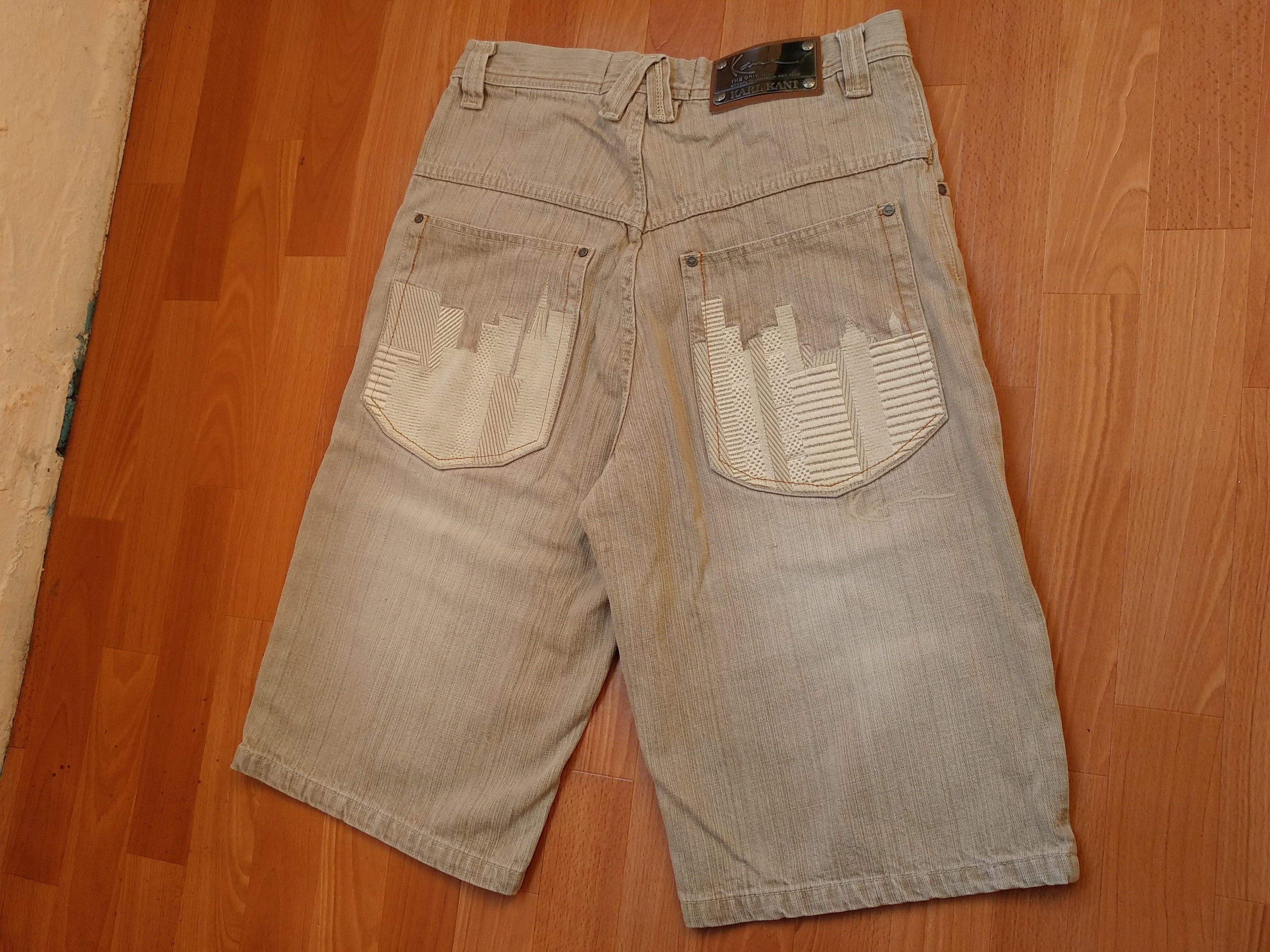 Karl Kani KARL KANI shorts, vintage hip hop baggy jeans, 90s size W 30 Size US 30 / EU 46 - 3 Thumbnail