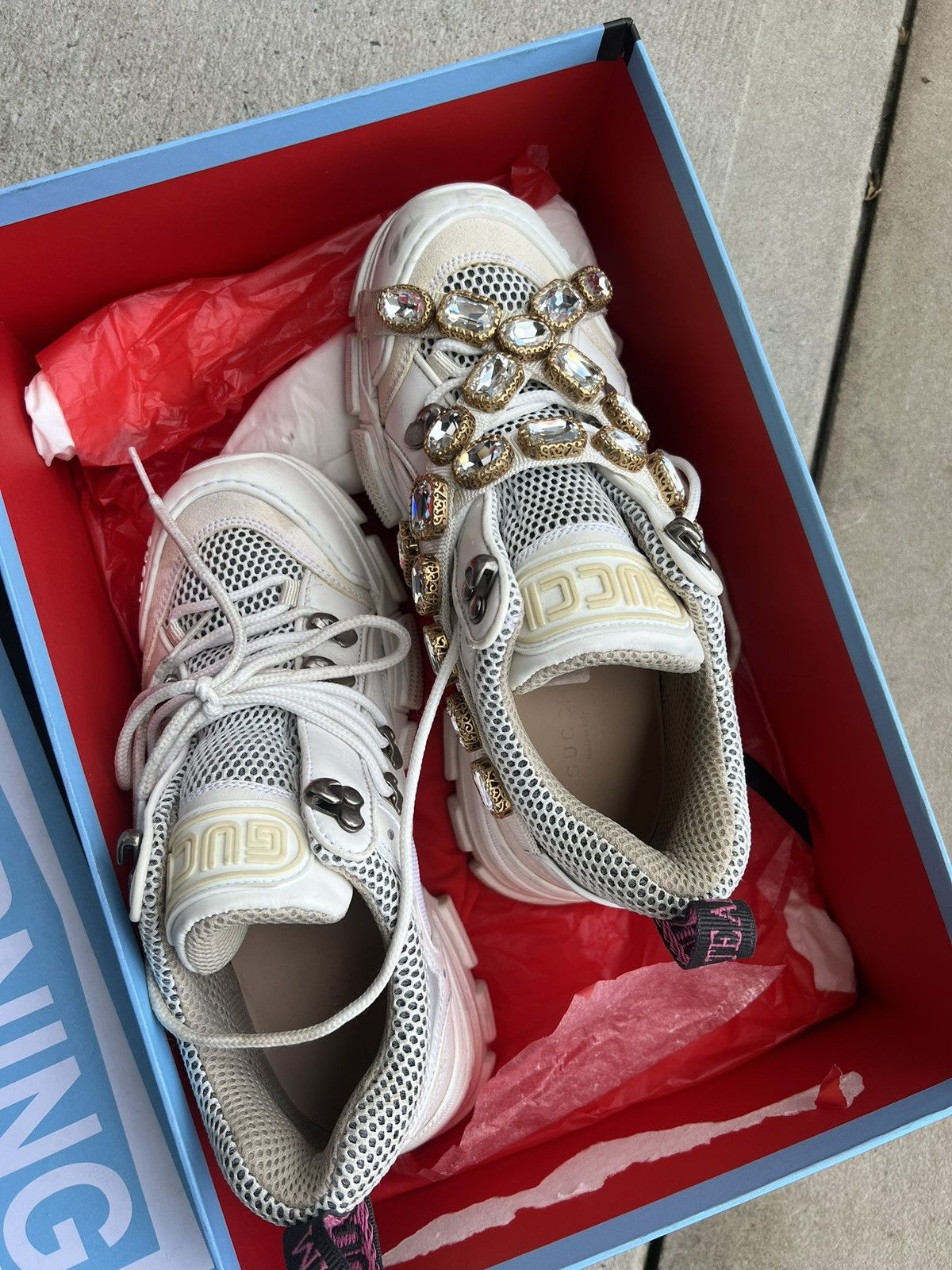 Gucci Gucci Flashtrek Size US 7 / IT 37 - 2 Thumbnail