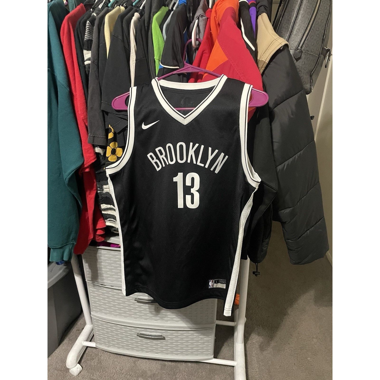 Nike Size Youth Large(14-16) Jersey Brooklyn Nets James Harden Size US XS / EU 42 / 0 - 1 Thumbnail