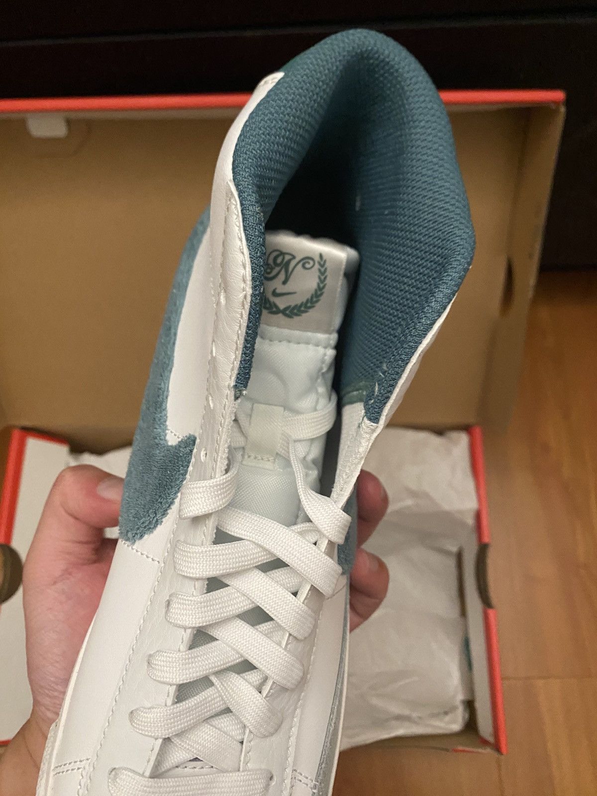 Nike Nike Blazer Mid Summit White Pumice Bicoastal Size US 7 / EU 40 - 5 Thumbnail