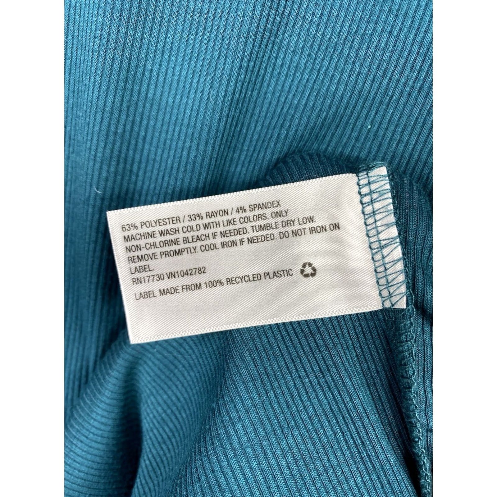Vintage Isabel Maternity By Ingrid & Isabel Dress 2XL Green 3/4 Sleeve Side Ruching V-Neck Shirt Dress Womens Size XXL / US 16-18 / IT 52-54 - 8 Thumbnail