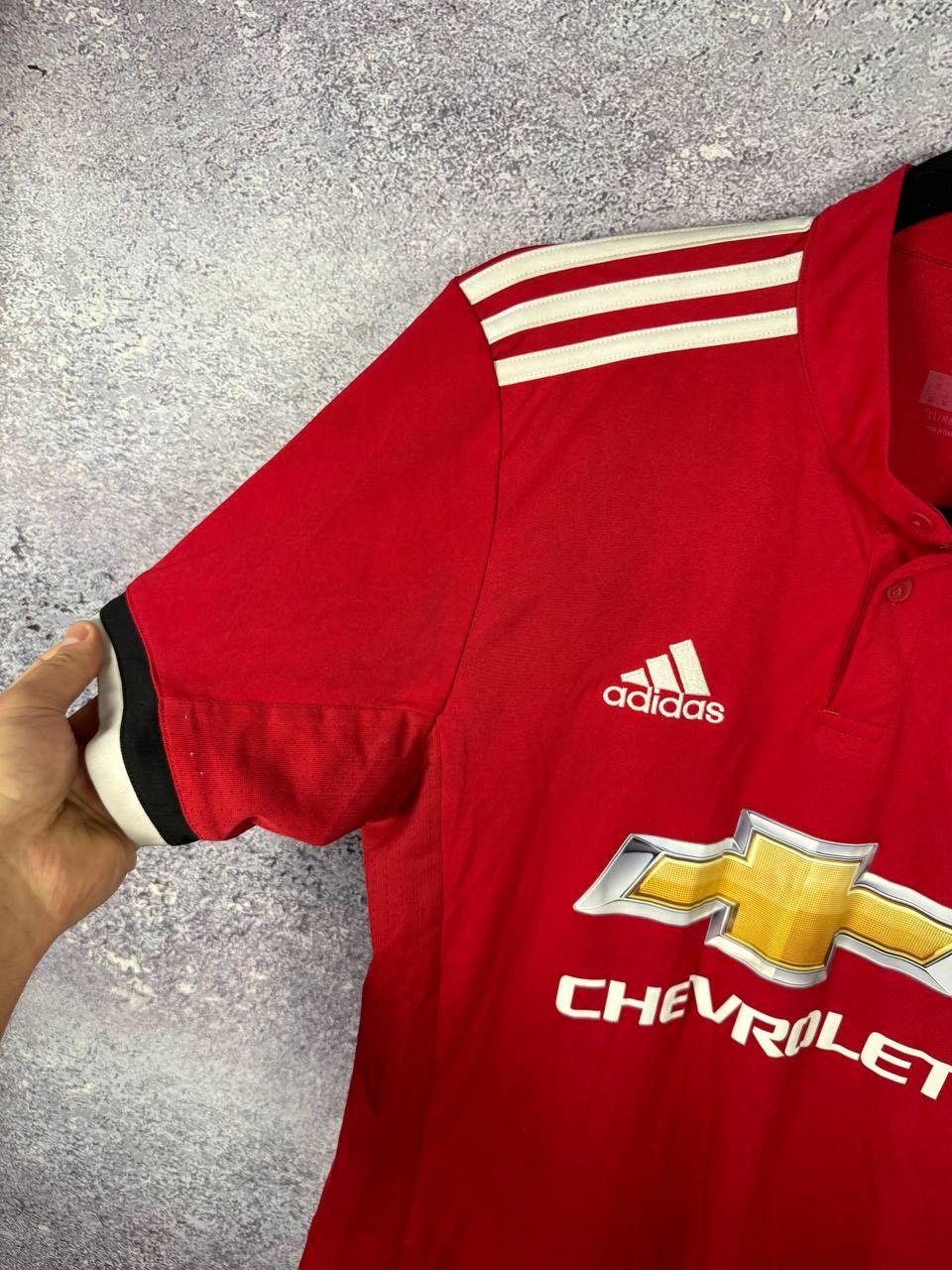 Adidas × Vintage Vintage Manchester United 2017/18 Adidas Soccer Jersey Small Size US S / EU 44-46 / 1 - 7 Thumbnail