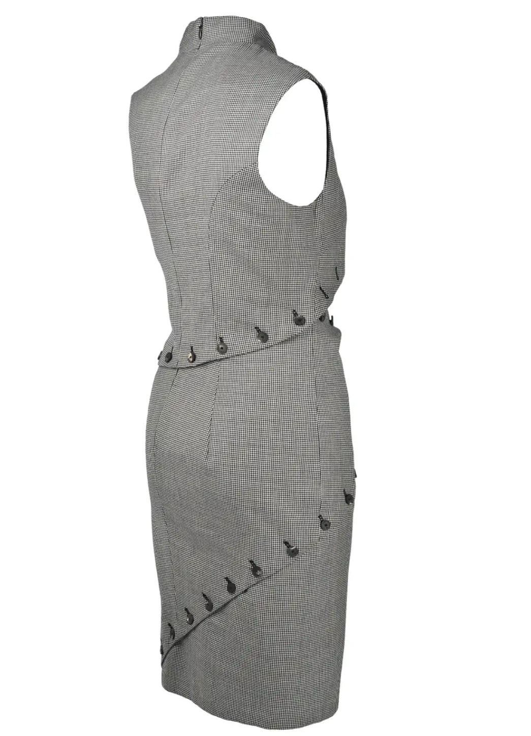 Alexander McQueen Alexander McQueen Deconstructed Button Joan Of Arc Dress Size M / US 6-8 / IT 42-44 - 4 Thumbnail