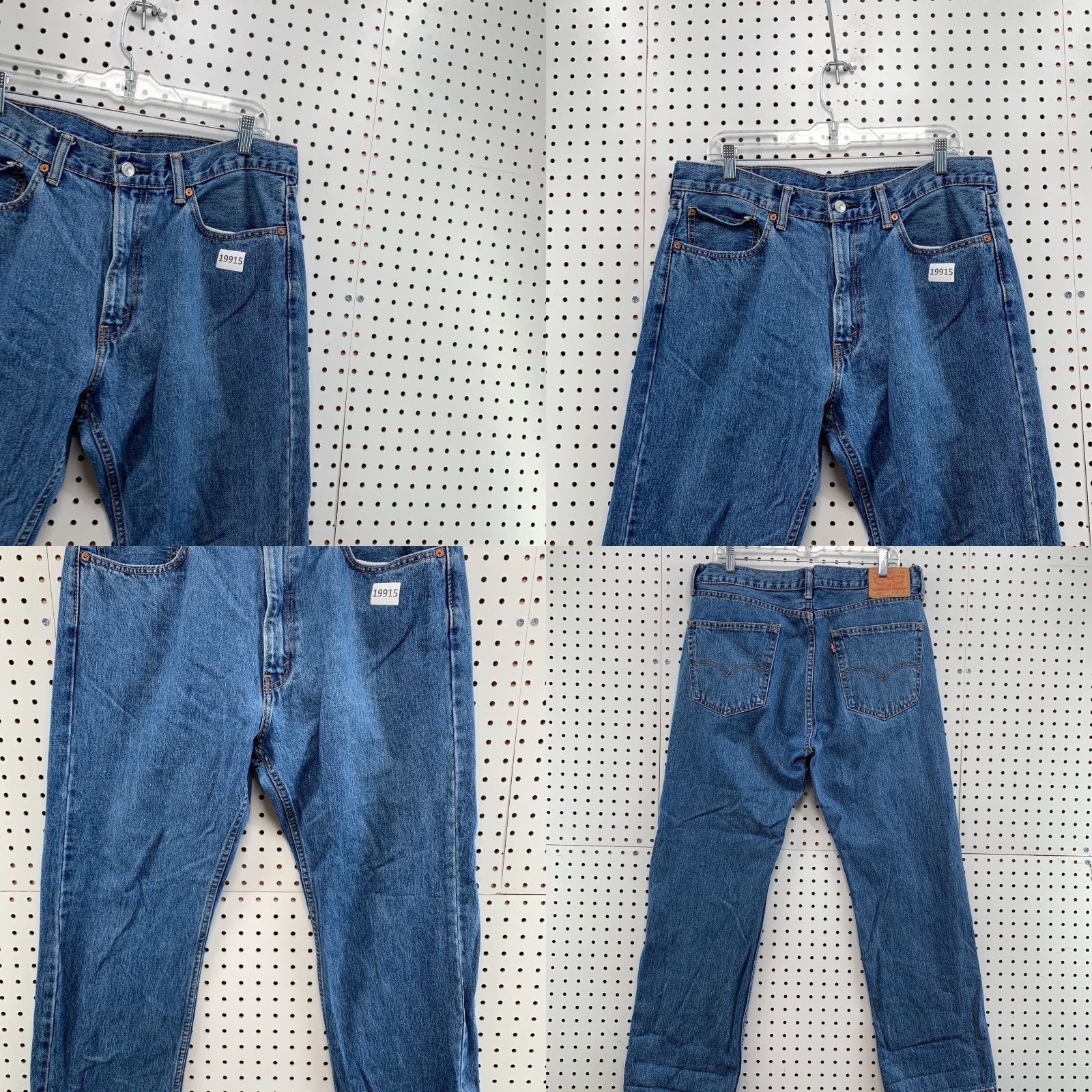 Levi's VINTAGE Levi's 505 Blue Denim Jeans Mens Size 36x30 Straight Levi's 505 Blue Denim Jeans Mens Size 36x30 Straight Leg Blue Size US 36 / EU 52 - 8 Thumbnail