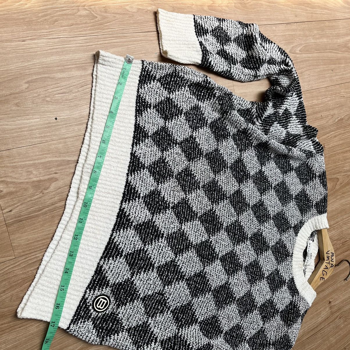 Balenciaga × Vintage Balenciagaa Paris Vintage Knitwear Big Logo Argyle Patern Size L / US 10 / IT 46 - 13 Thumbnail