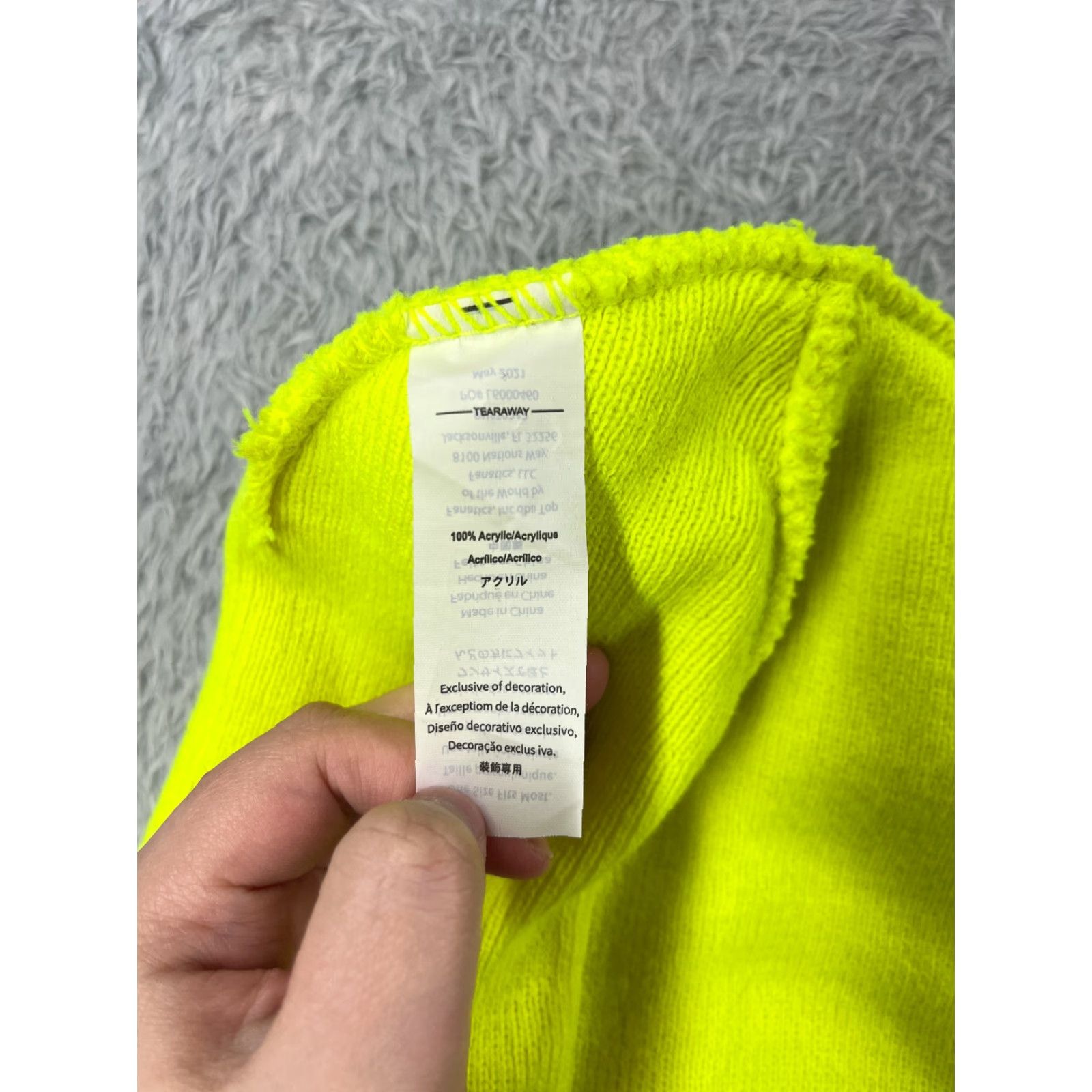 Dickies Dickies Beanie Toque Adult One Size Neon Yellow Knit 100% Acrylic Workwear Ski Hat Men Yellow Knit Beanie 90s Outdoor Logo Mens Size ONE SIZE - 8 Thumbnail