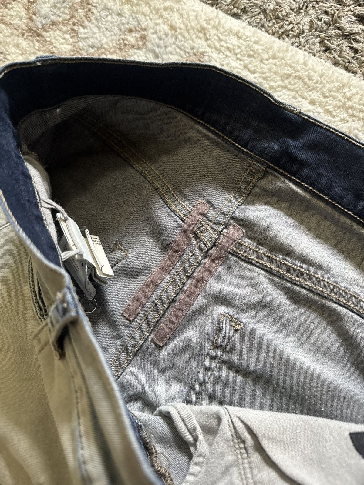 Rick Owens FW13 Rick Owens Detroit Cut Mineral Dust Denim Size US 30 / EU 46 - 8 Thumbnail