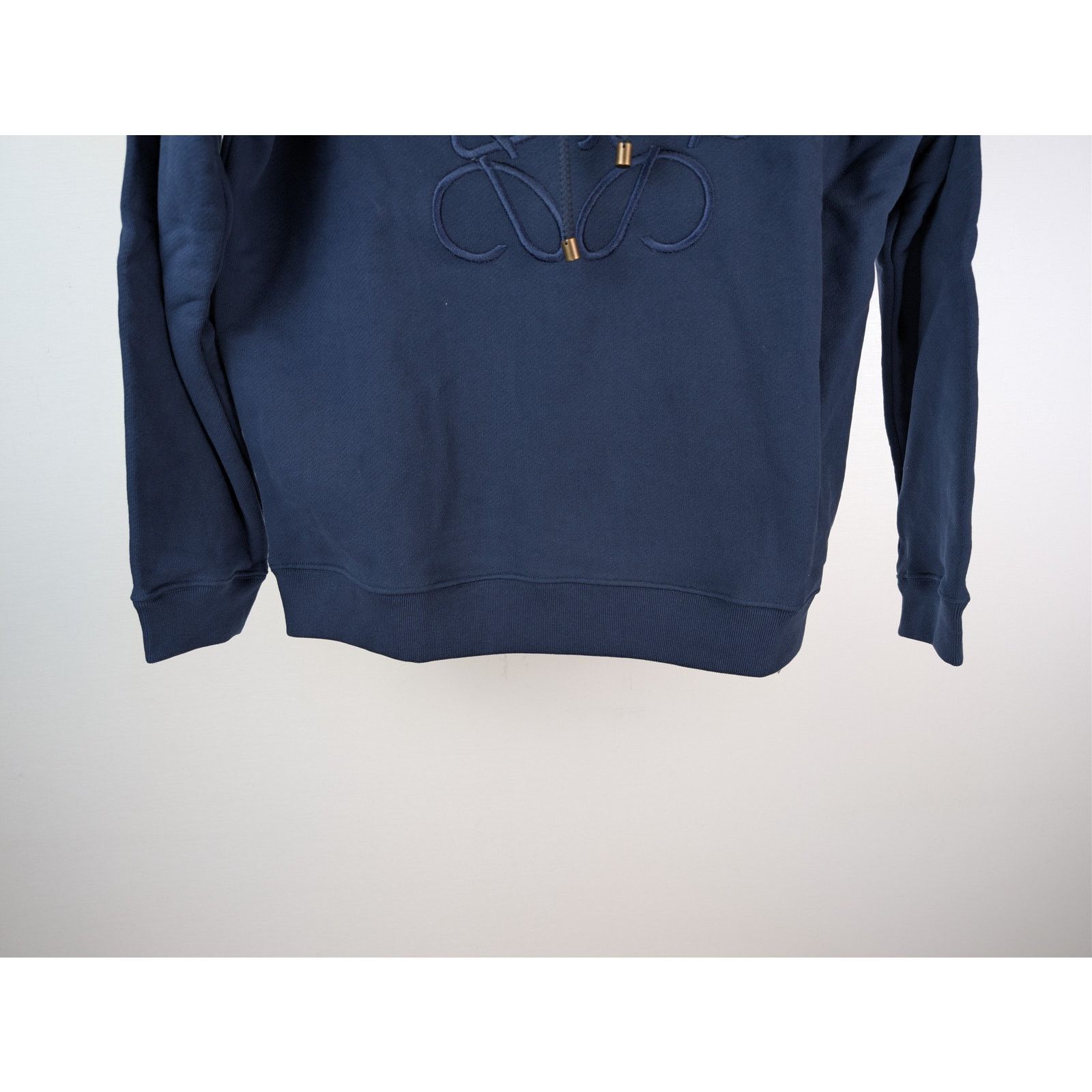 Loewe o1rshd1 Felpa Relaxed Fit Prussian Hoodie in Blue Size US XL / EU 56 / 4 - 4 Thumbnail