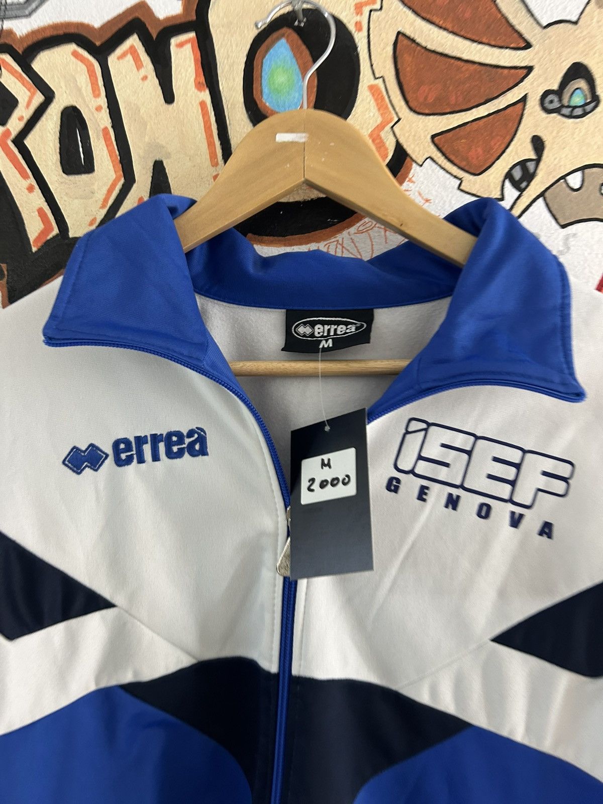 Errea 90s Errea Genova Track jacket Size US M / EU 48-50 / 2 - 3 Thumbnail