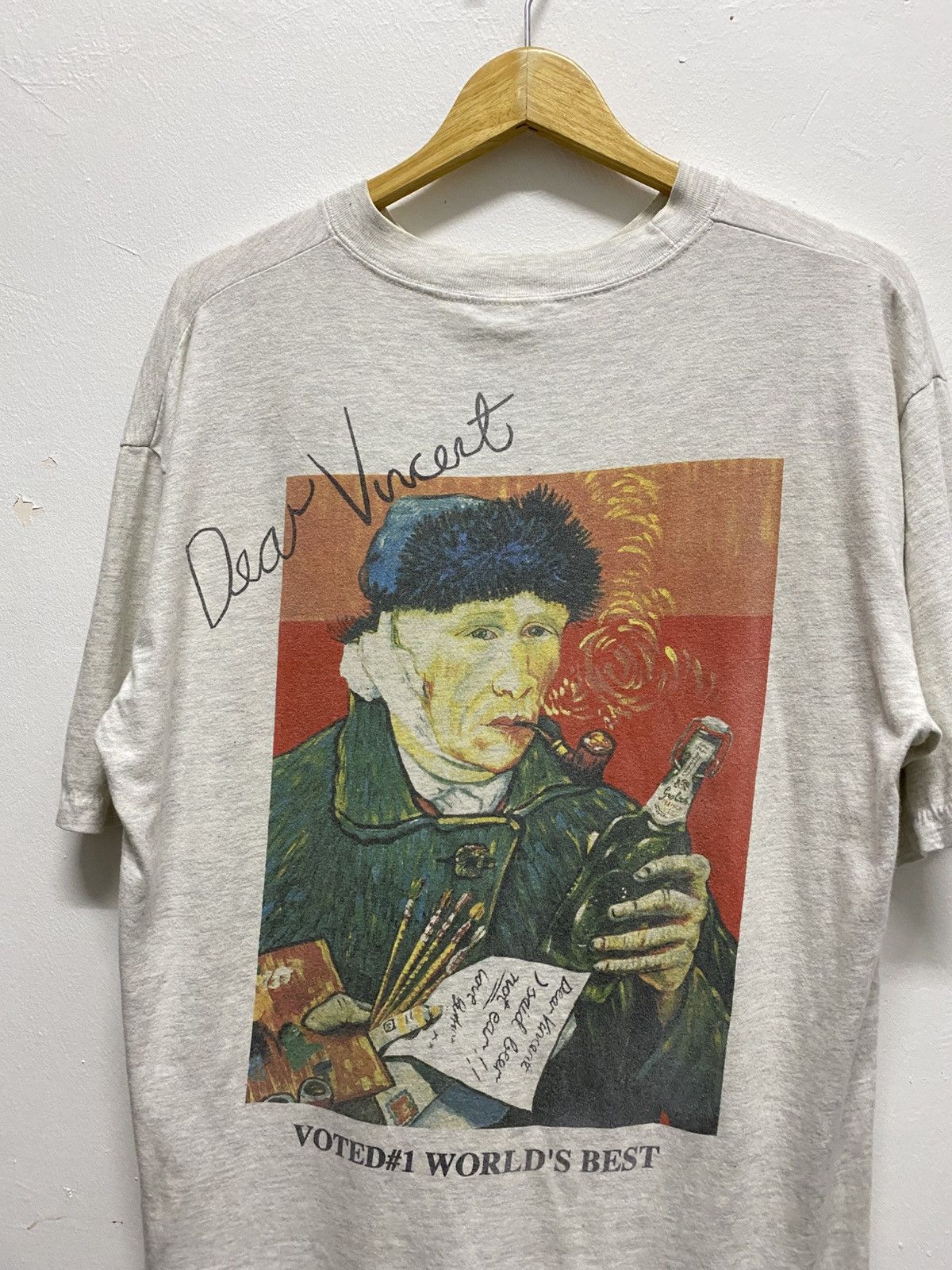 Vintage Vintage Van Gogh “Dear Gogh I Said Beer Not Ear Promo Tee Size US L / EU 52-54 / 3 - 3 Thumbnail