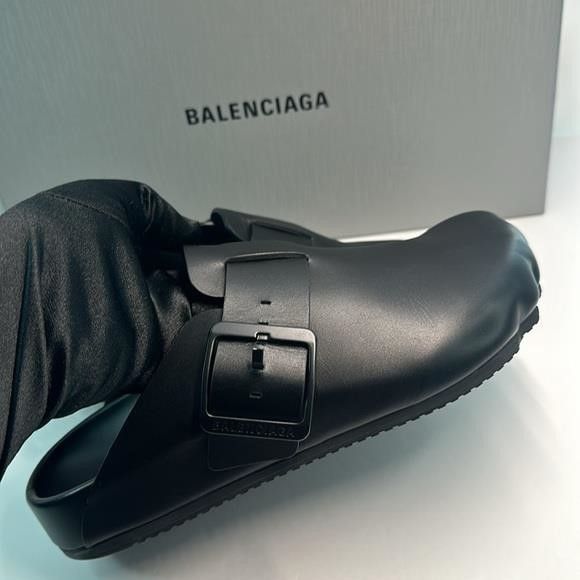 Balenciaga Balenciaga Women’s SUNDAY MULE ISunday Mule black matte calf Size US 6.5 / IT 36.5 - 2 Thumbnail