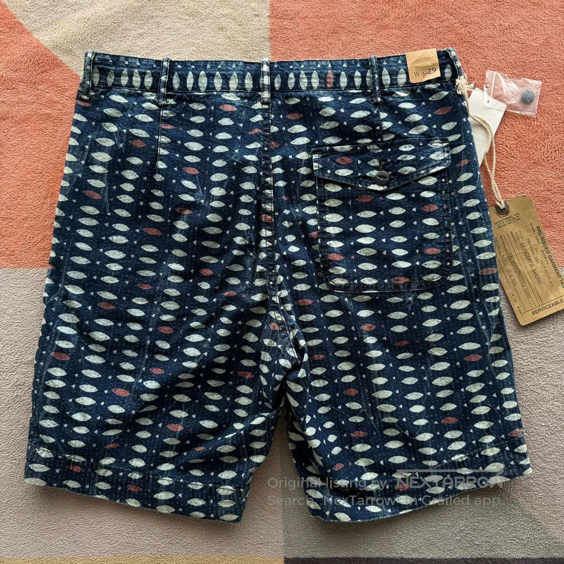 RRL Ralph Lauren Ralph Lauren Double RL Fish Shorts. Size US 29 - 6 Thumbnail