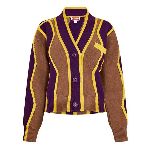 Kenzo o1g2r1mq1024 Stripe Cardigan in Multicolor Size XS / US 0-2 / IT 36-38 - 1 Thumbnail