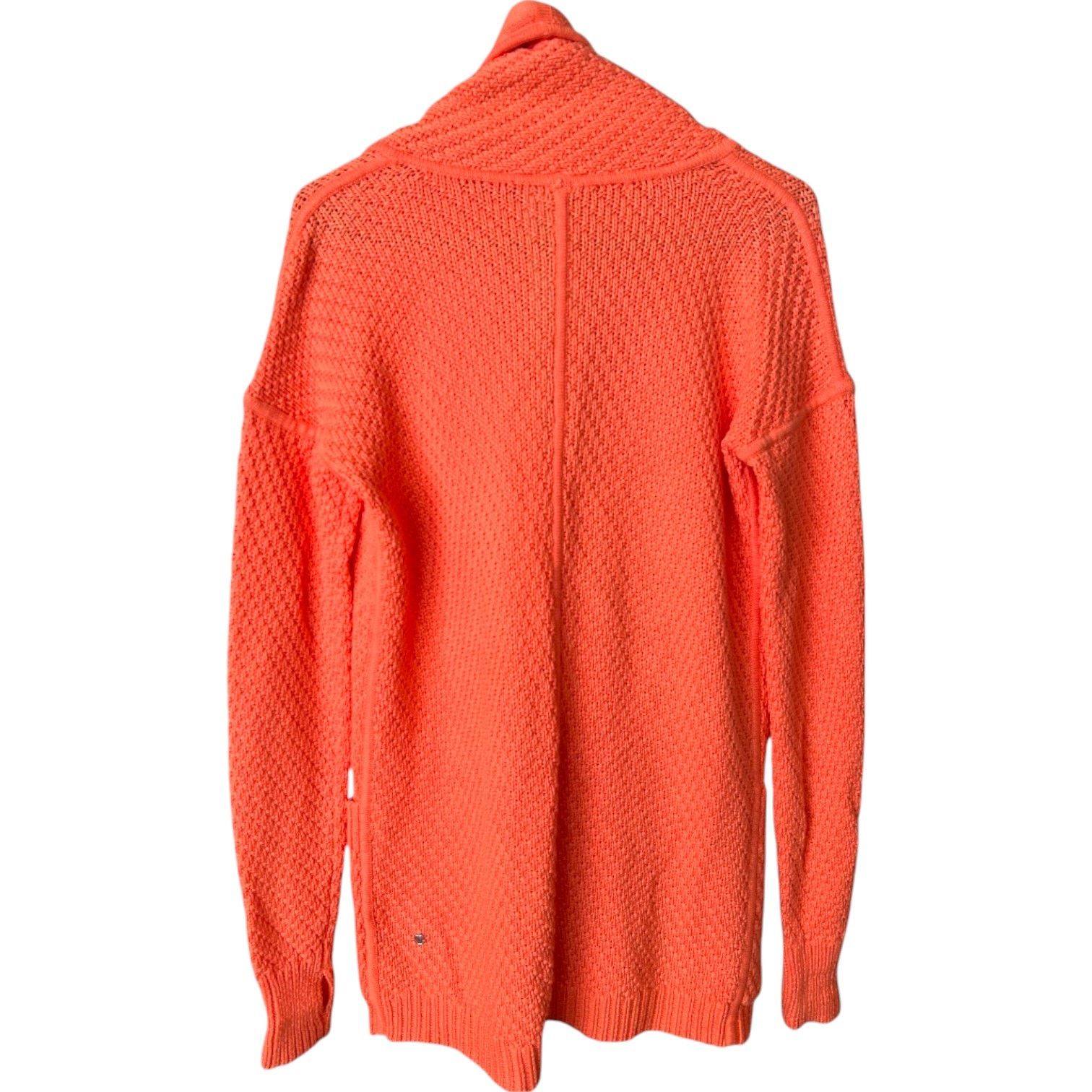 Lululemon Lululemon Orange Hooded Knit Cardigan Sweater, US4 Size S / US 4 / IT 40 - 2 Thumbnail