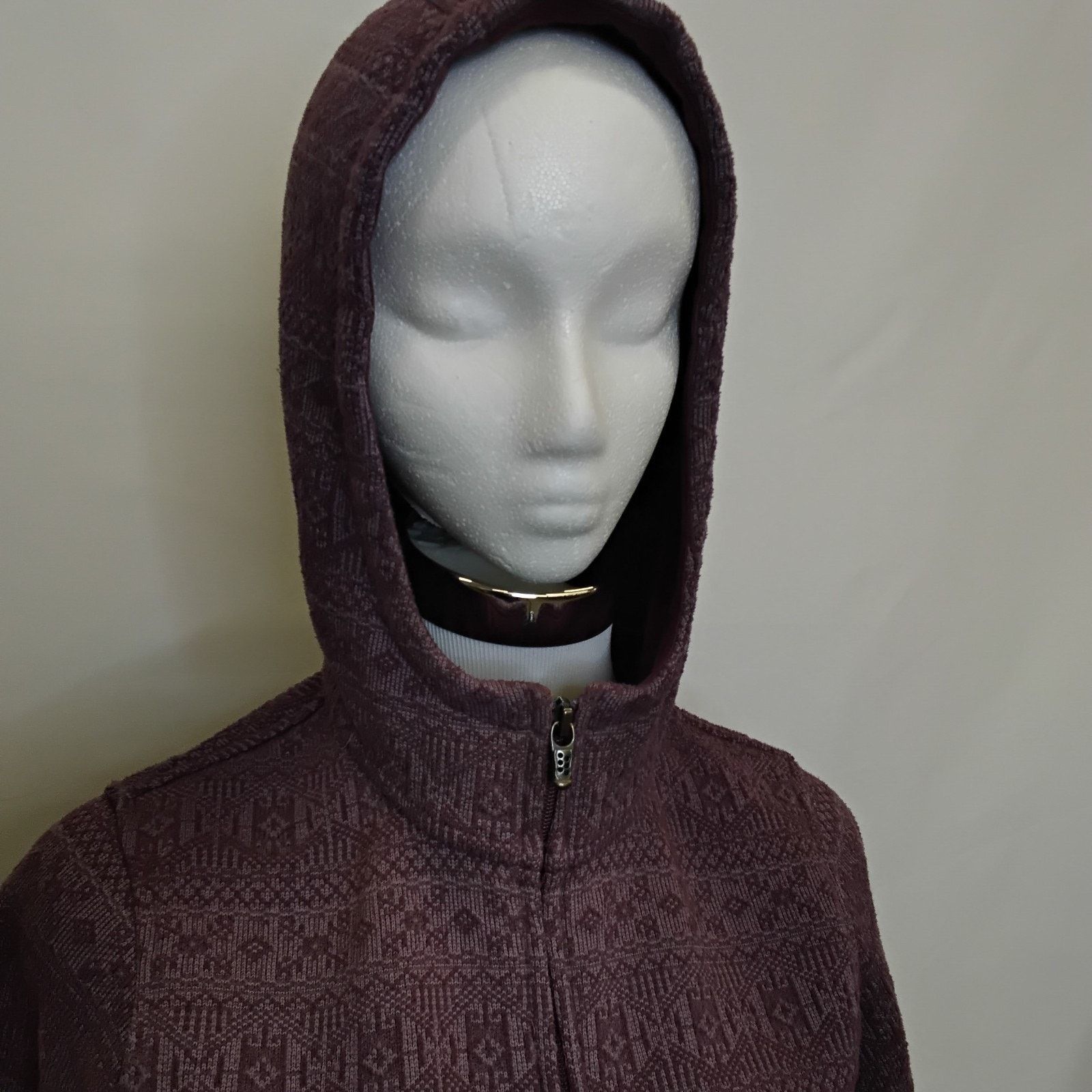 Patagonia Patagonia Hoodie Women's XS Purple Geometric Fleece Lined Size XS / US 0-2 / IT 36-38 - 4 Thumbnail