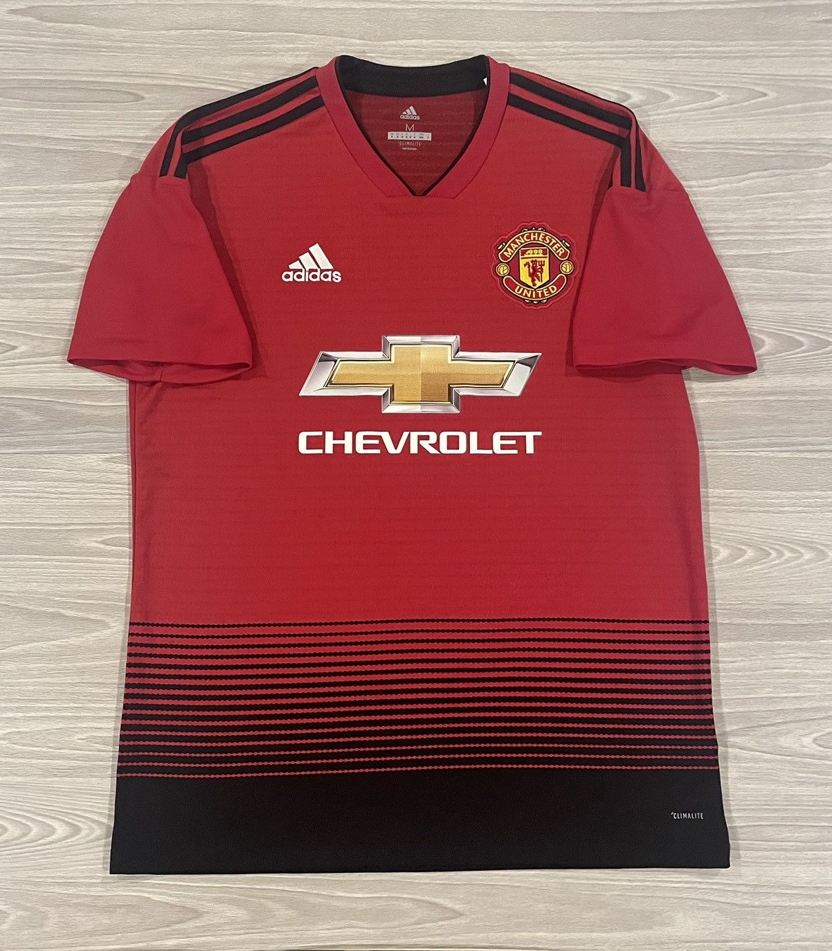 Adidas Adidas 2018/19 Manchester United Soccer Jersey Men’s Medium Size US M / EU 48-50 / 2 - 1 Thumbnail