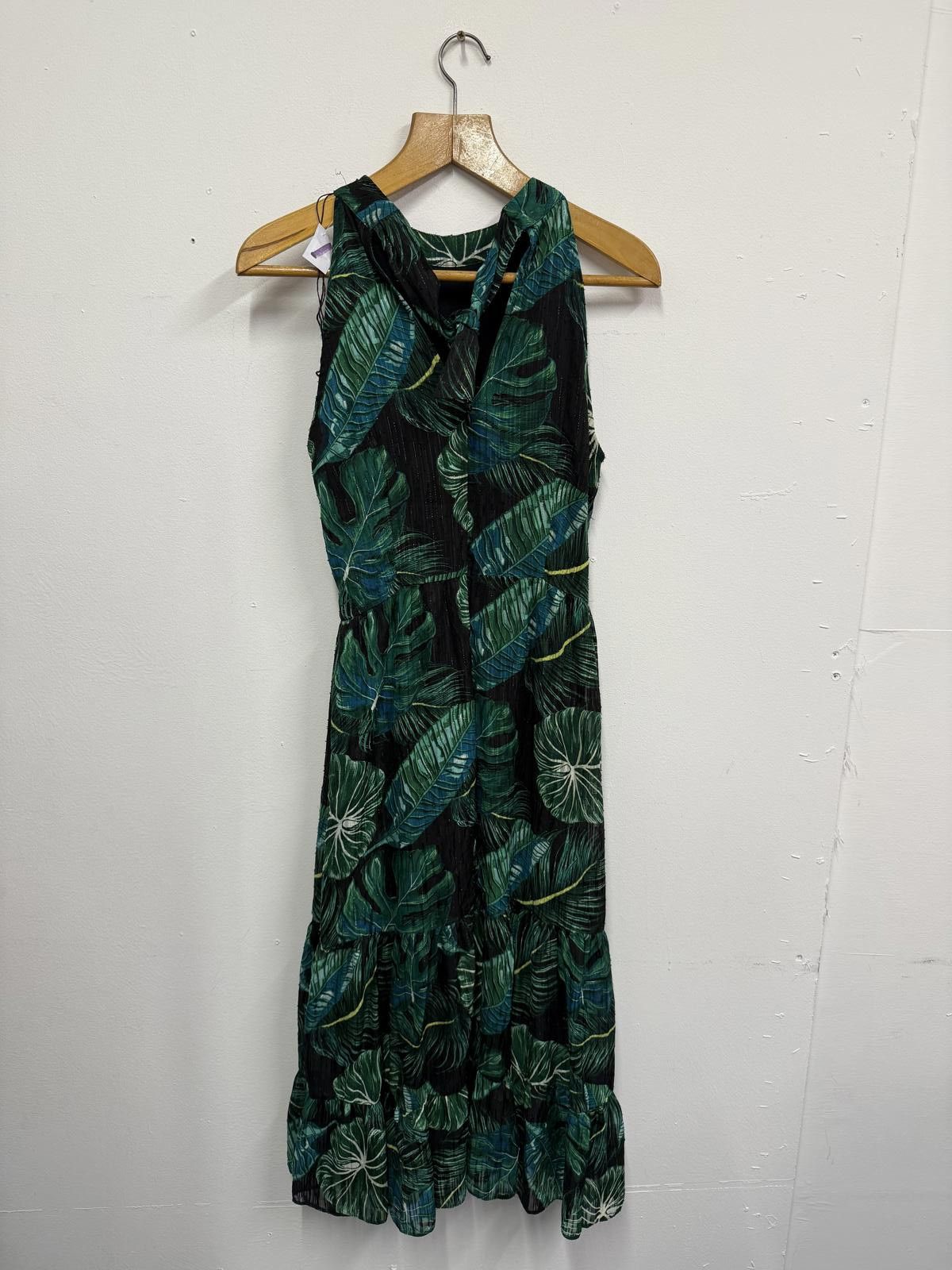 Rogan Roman Sleeveless Maxi Dress with Green Leaf Print Size M / US 6-8 / IT 42-44 - 1 Thumbnail