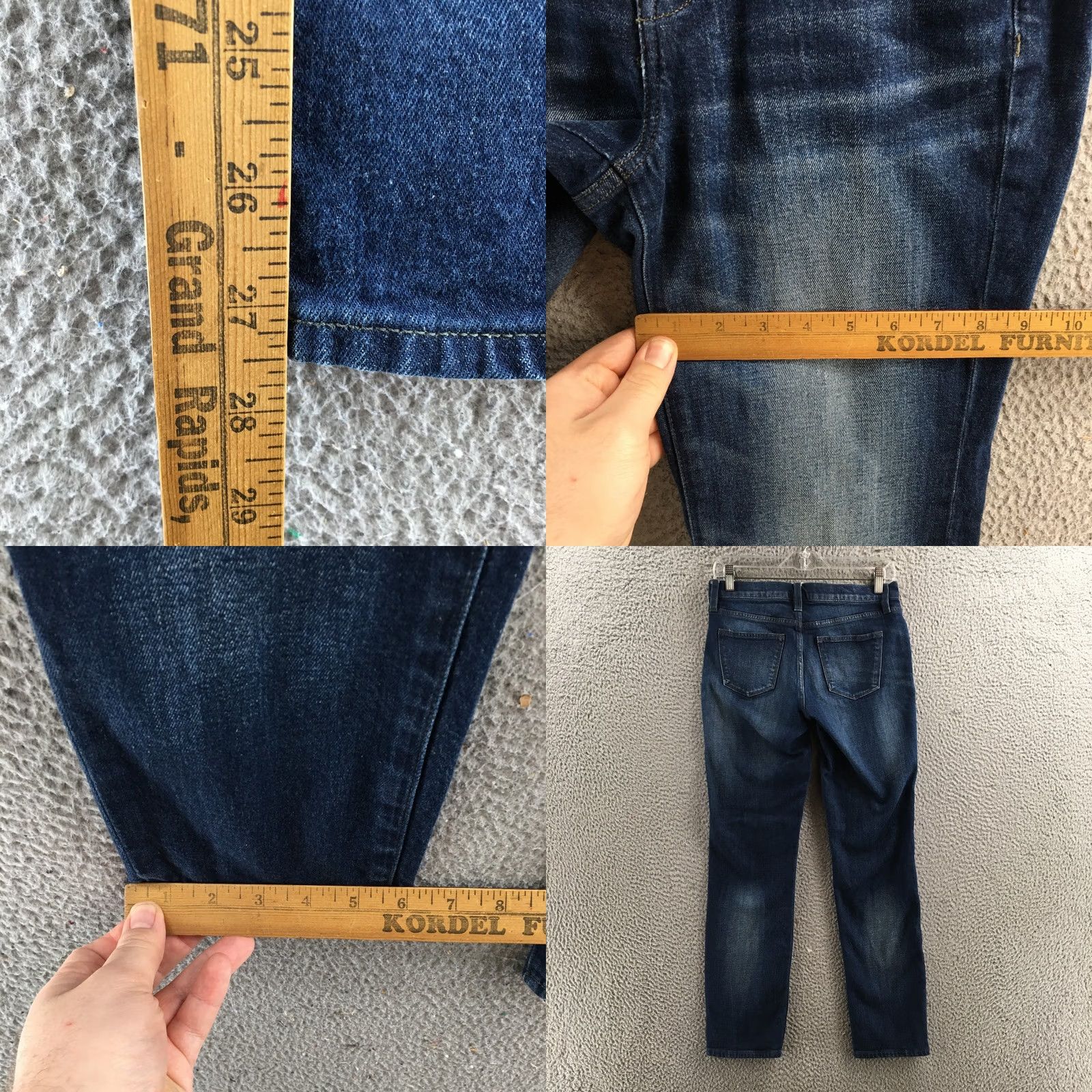 J.Crew J.CREW Jeans Womens 25 Blue Zip Fly Stretch Regular Fit Boyfriend Style Casual Denim Shirt? Size 42" / US 20 - 8 Thumbnail