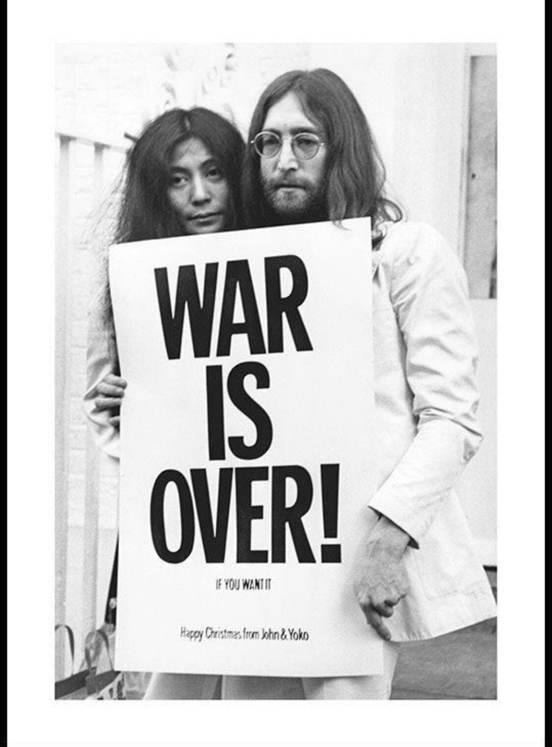 Band Tees Vintage War is Over John Lennon Faded Hoodie Size US L / EU 52-54 / 3 - 2 Thumbnail