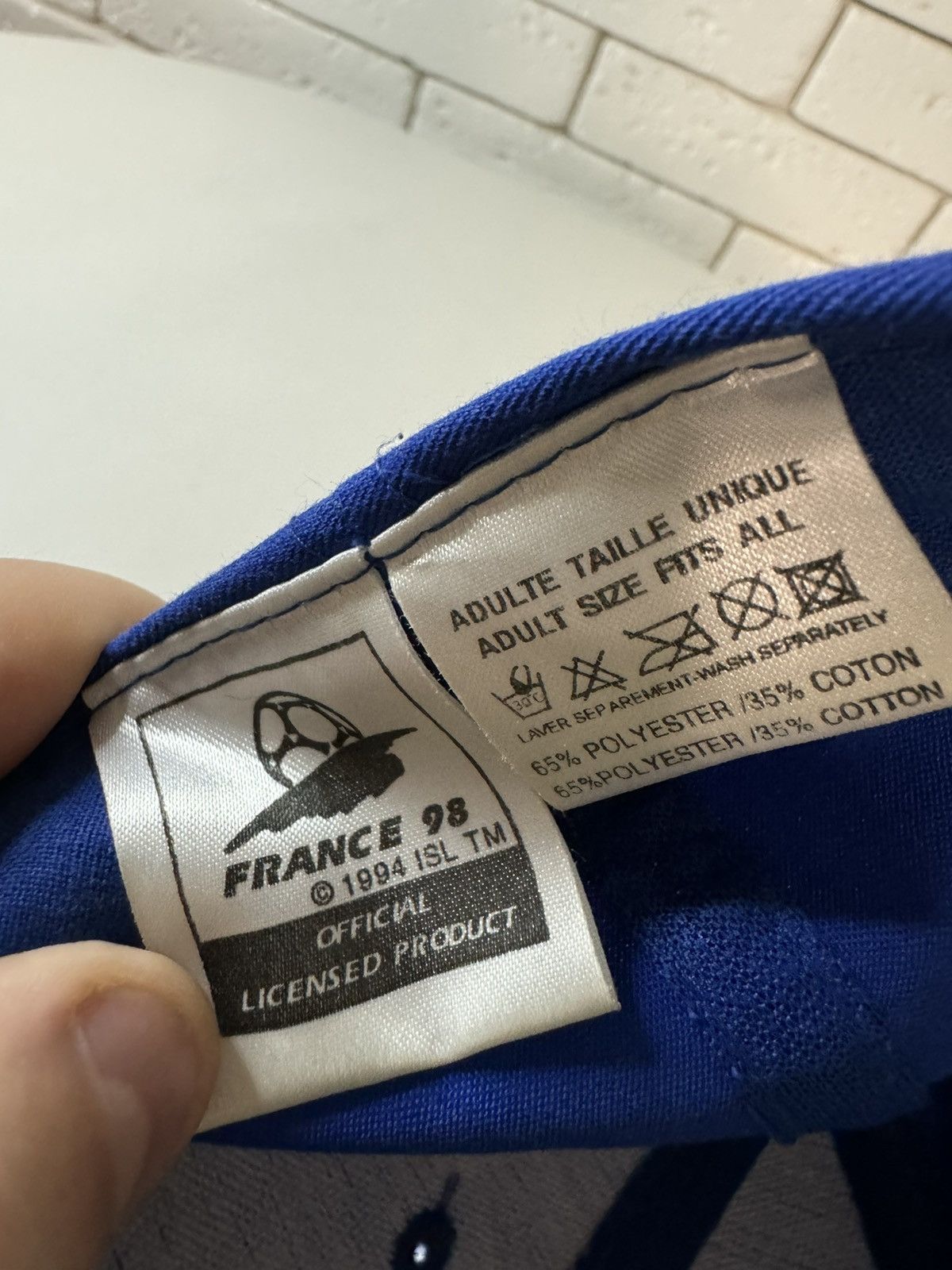 Vintage Italia France 98 vintage cap hat Size ONE SIZE - 6 Thumbnail