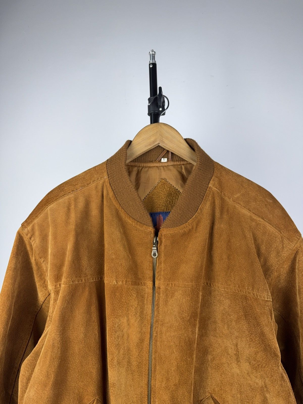 Leather Vintage Western Cowboy Leather MOTO Bomber Jacket Rock Punk Size US L / EU 52-54 / 3 - 2 Thumbnail