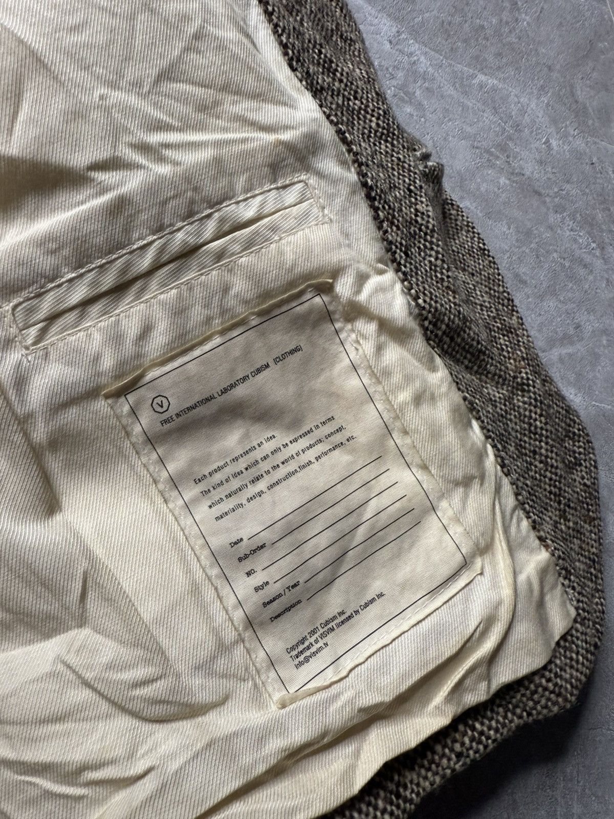 Visvim Archive Visvim Tweed Fabric Wool Blazer Size US L / EU 52-54 / 3 - 14 Thumbnail