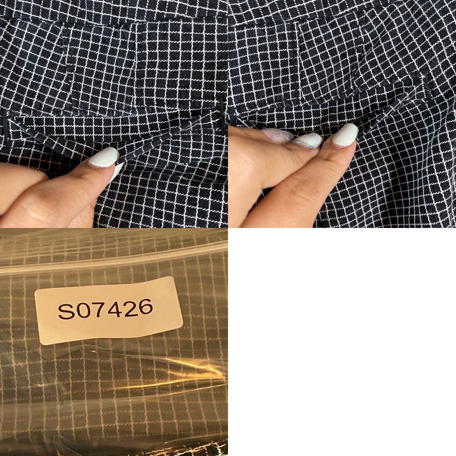 Banana Republic Banana Republic Womens Pants Black White Sloan Cropped Ankle Stretch 6P Size 30" / US 8 / IT 44 - 9 Thumbnail